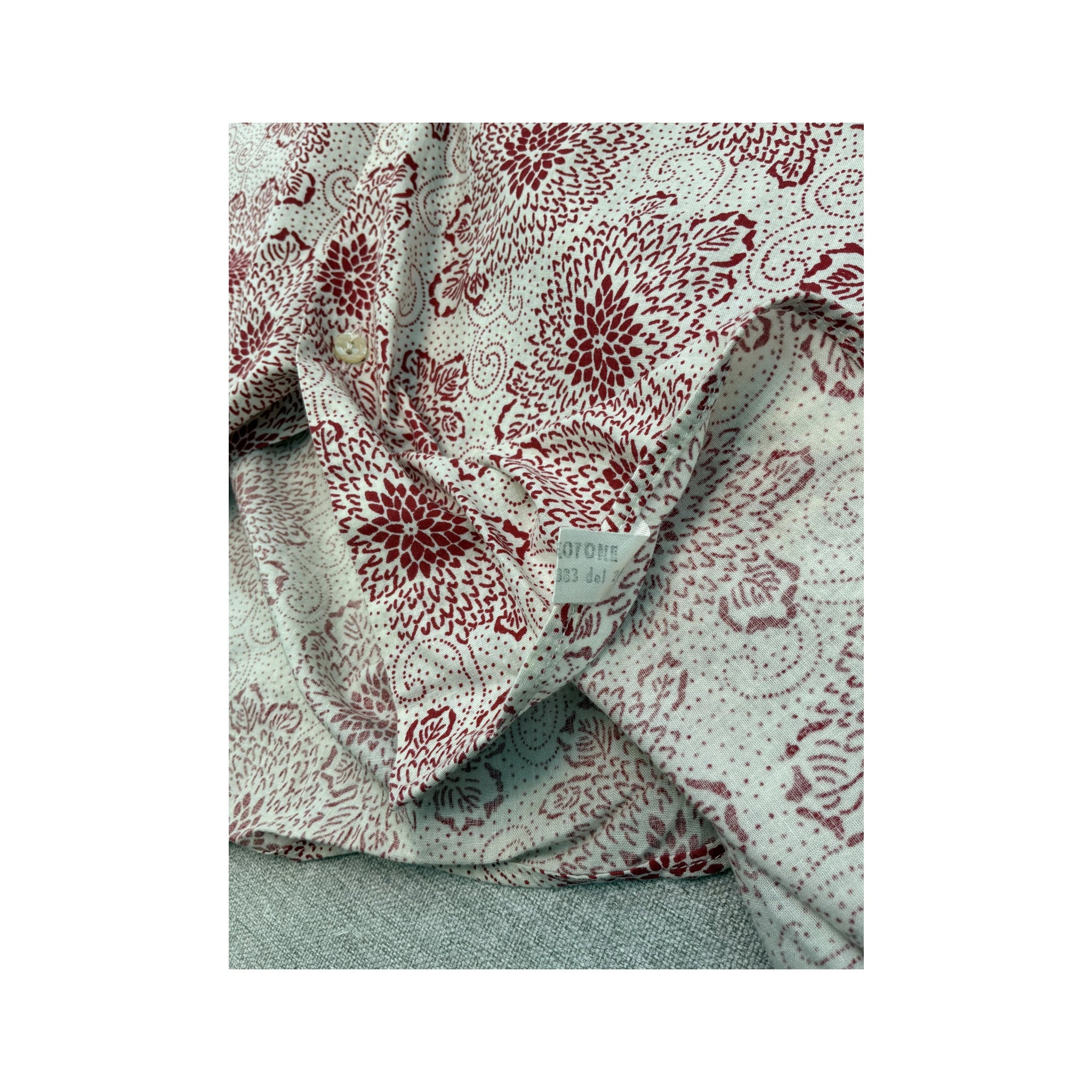 Camisa c'est Superbe de Manga curta com estampado floral
