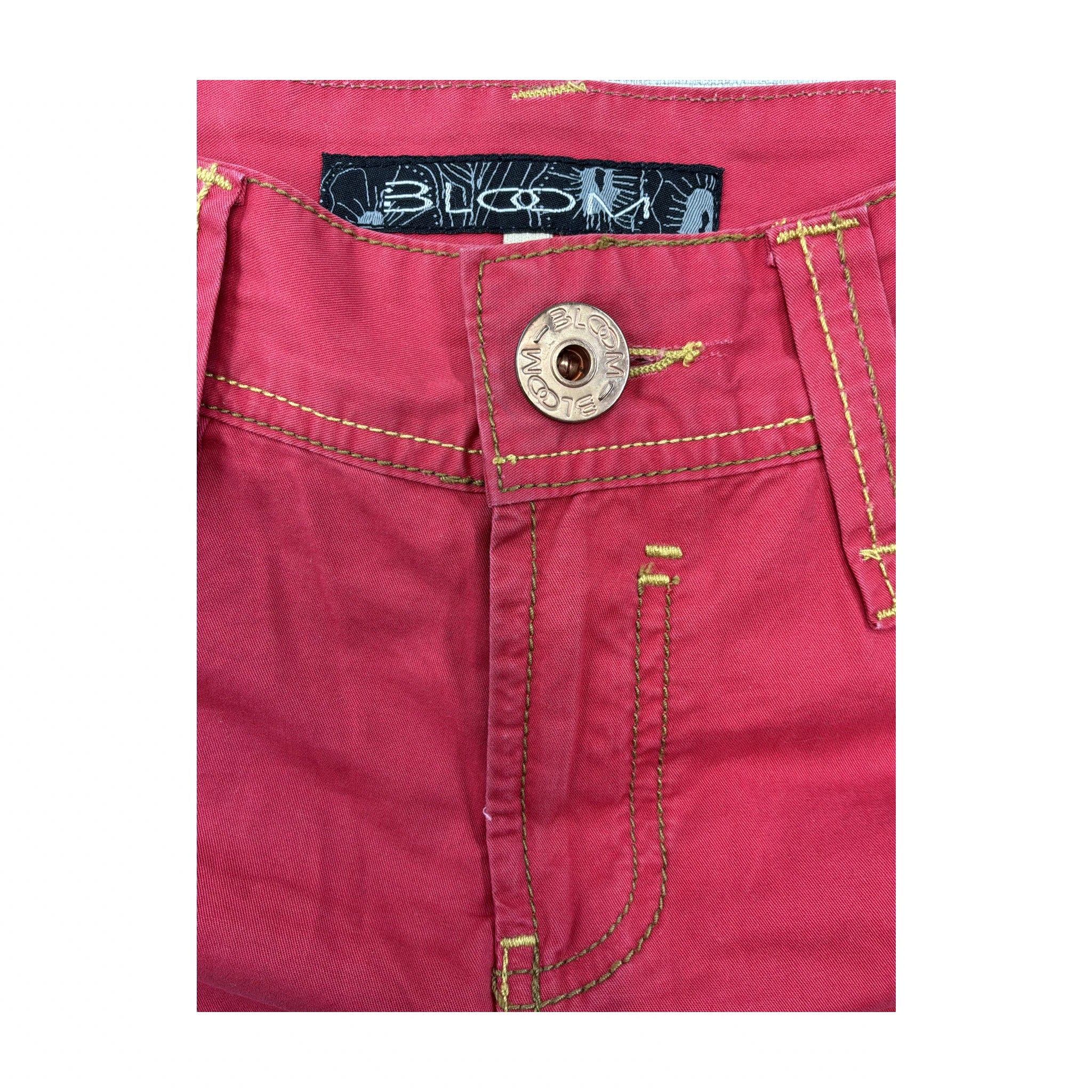 Bloom Embellished Cotton Mini Skirt - Pink