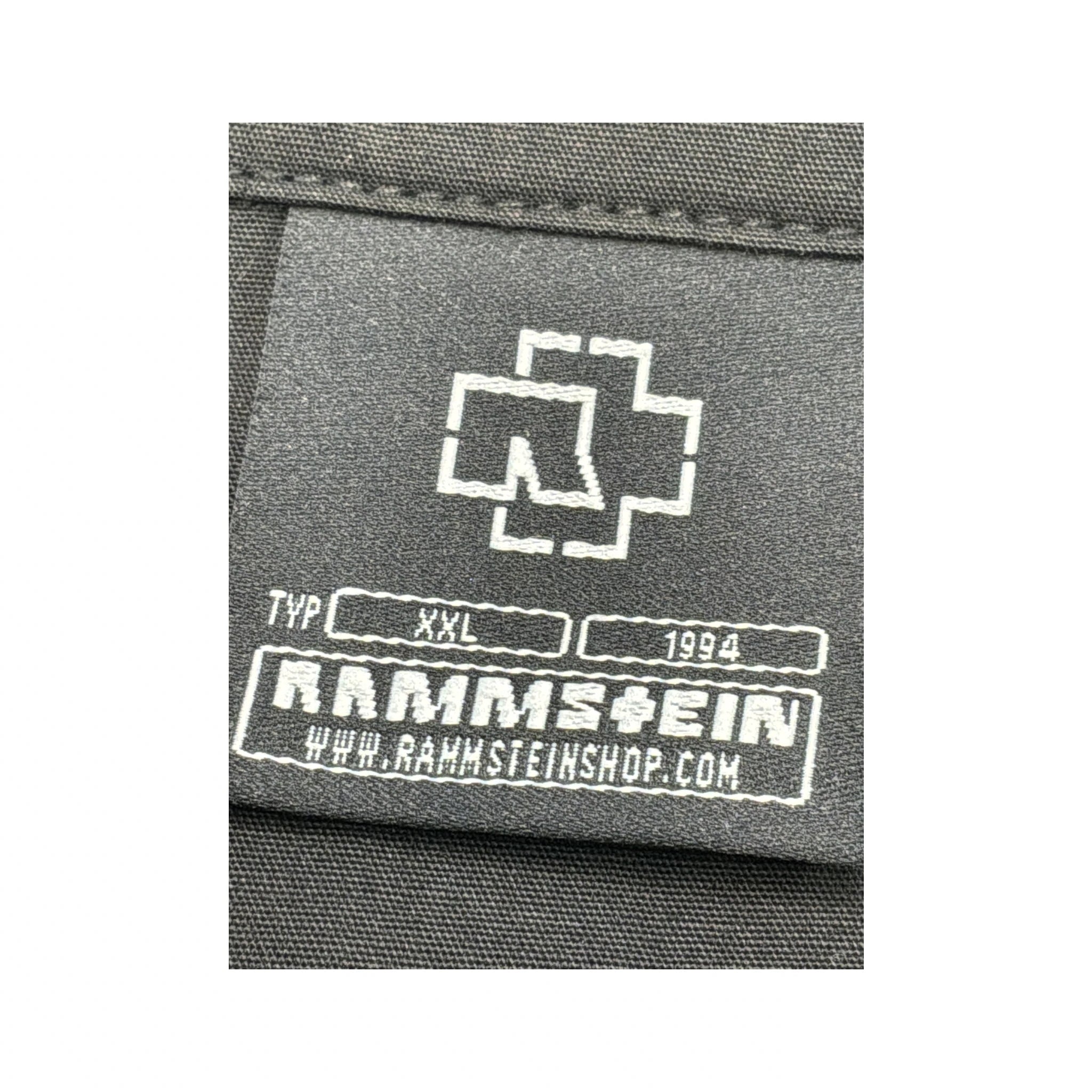 Rammstein Black Cotton Short Sleeve Utility Shirt