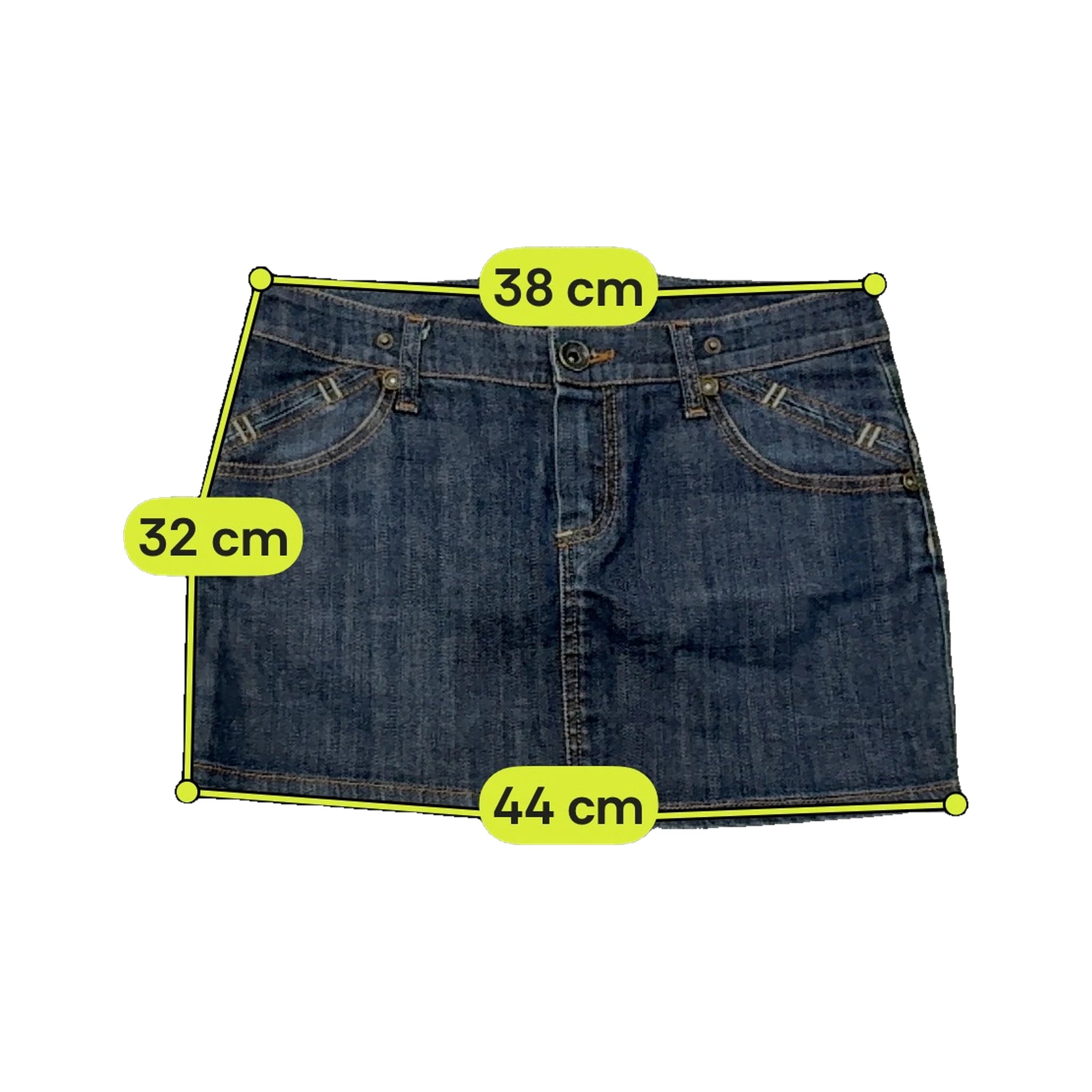 Liu Jo Dark Wash Denim Mini Skirt