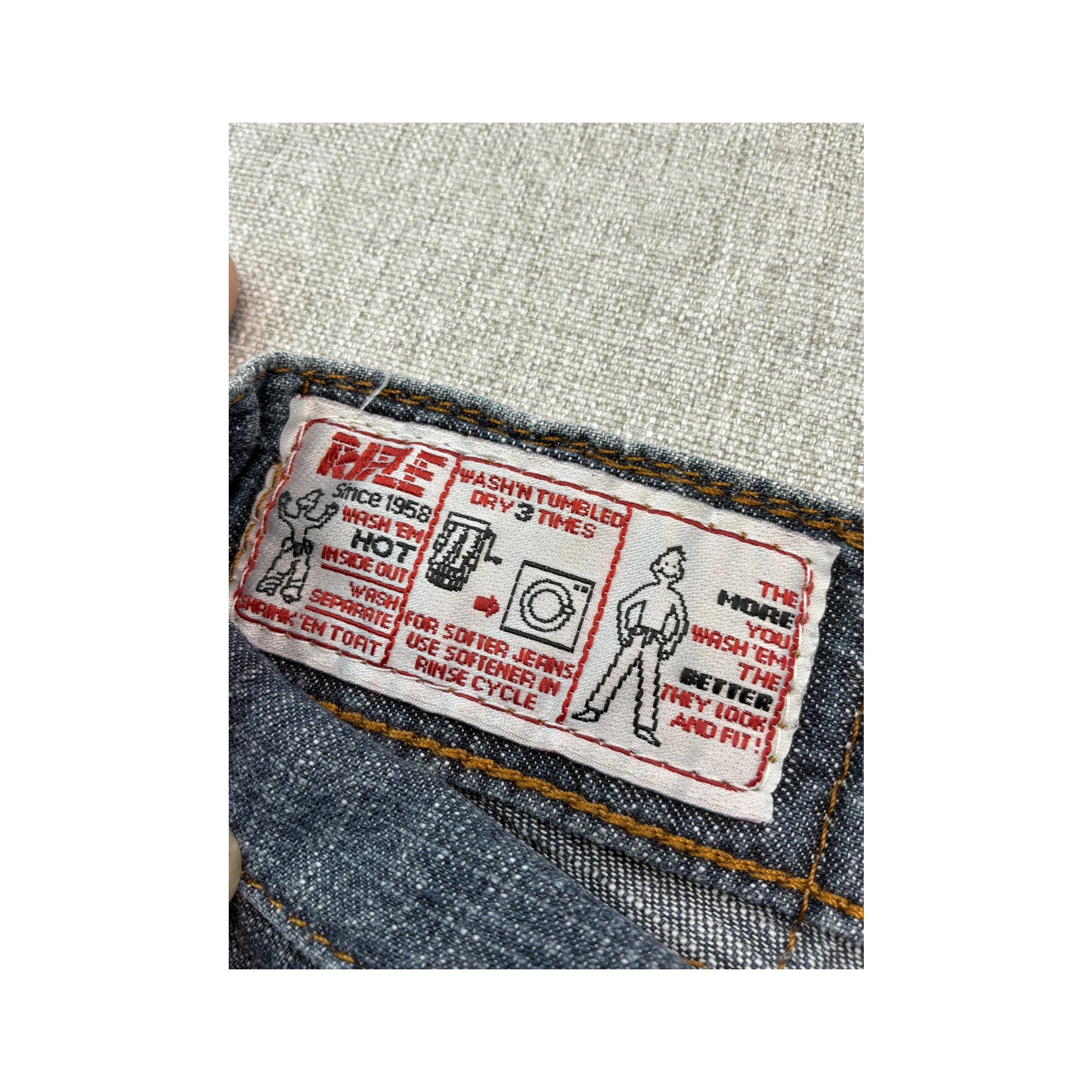 Rifle Vintage Straight Leg Denim Jeans