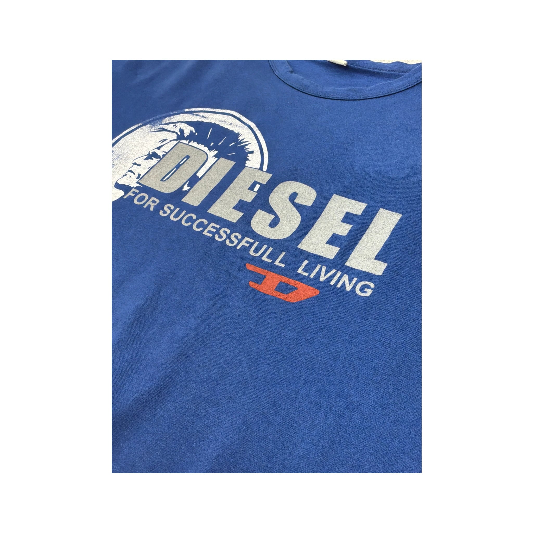 Diesel Logo Graphic Cotton T-Shirt