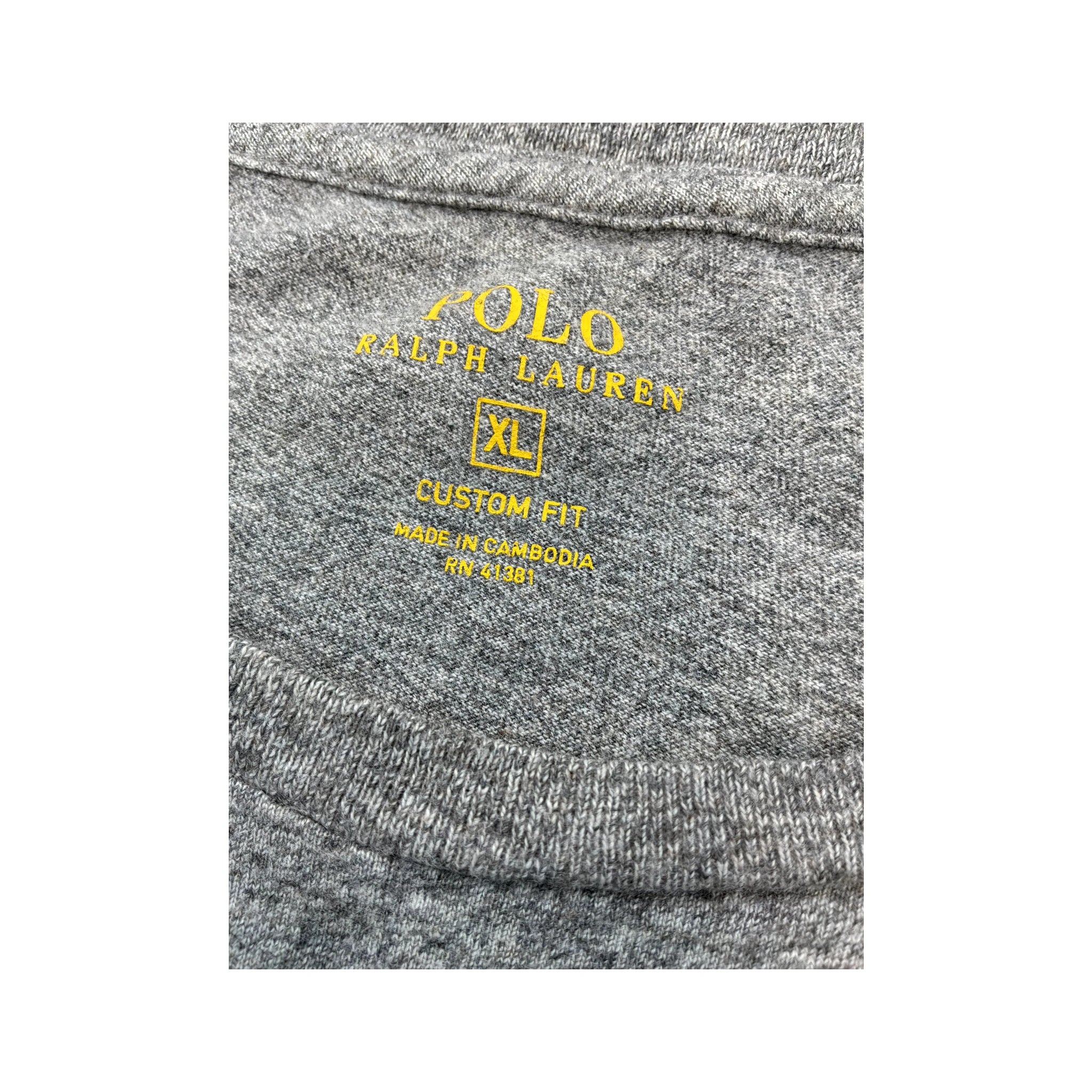 Polo Ralph Lauren Grey Marl Crewneck Shirt