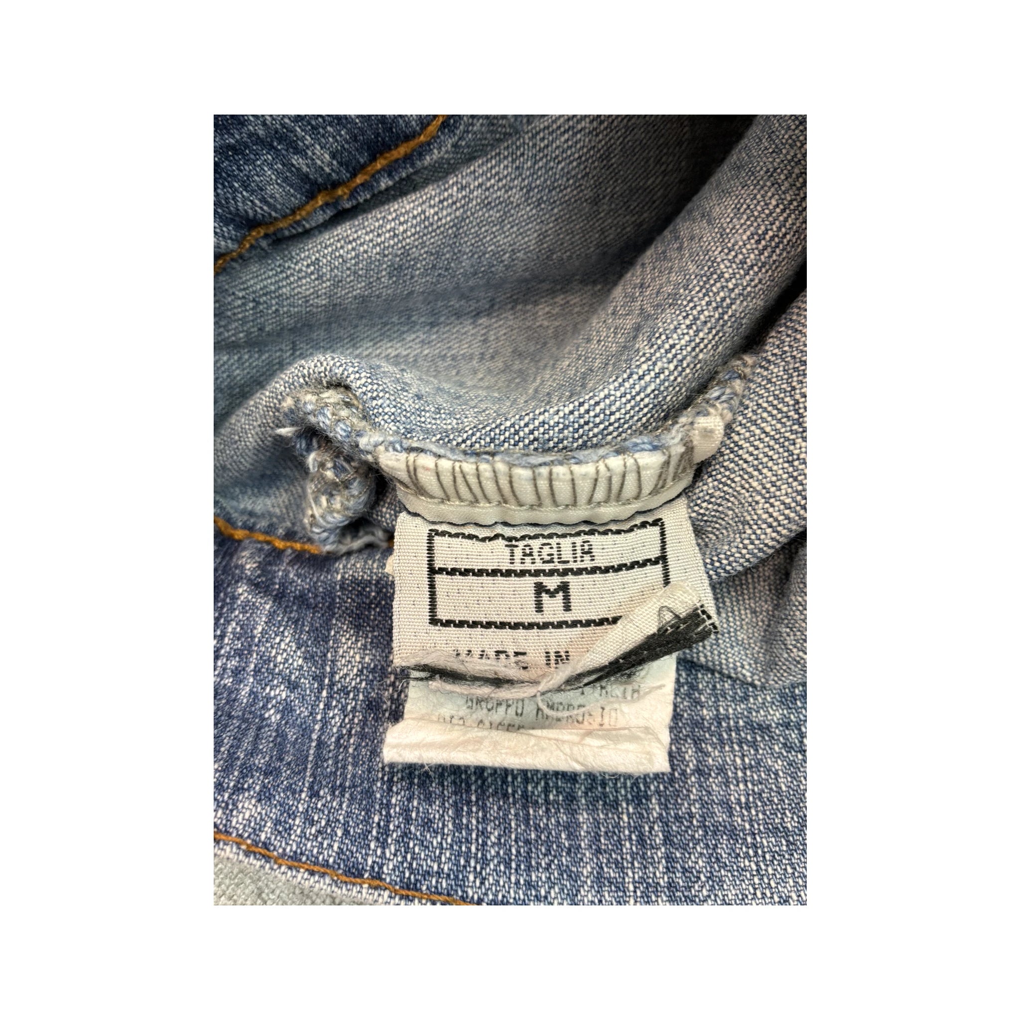 Extyn Cropped Faded Denim Zip Jacket