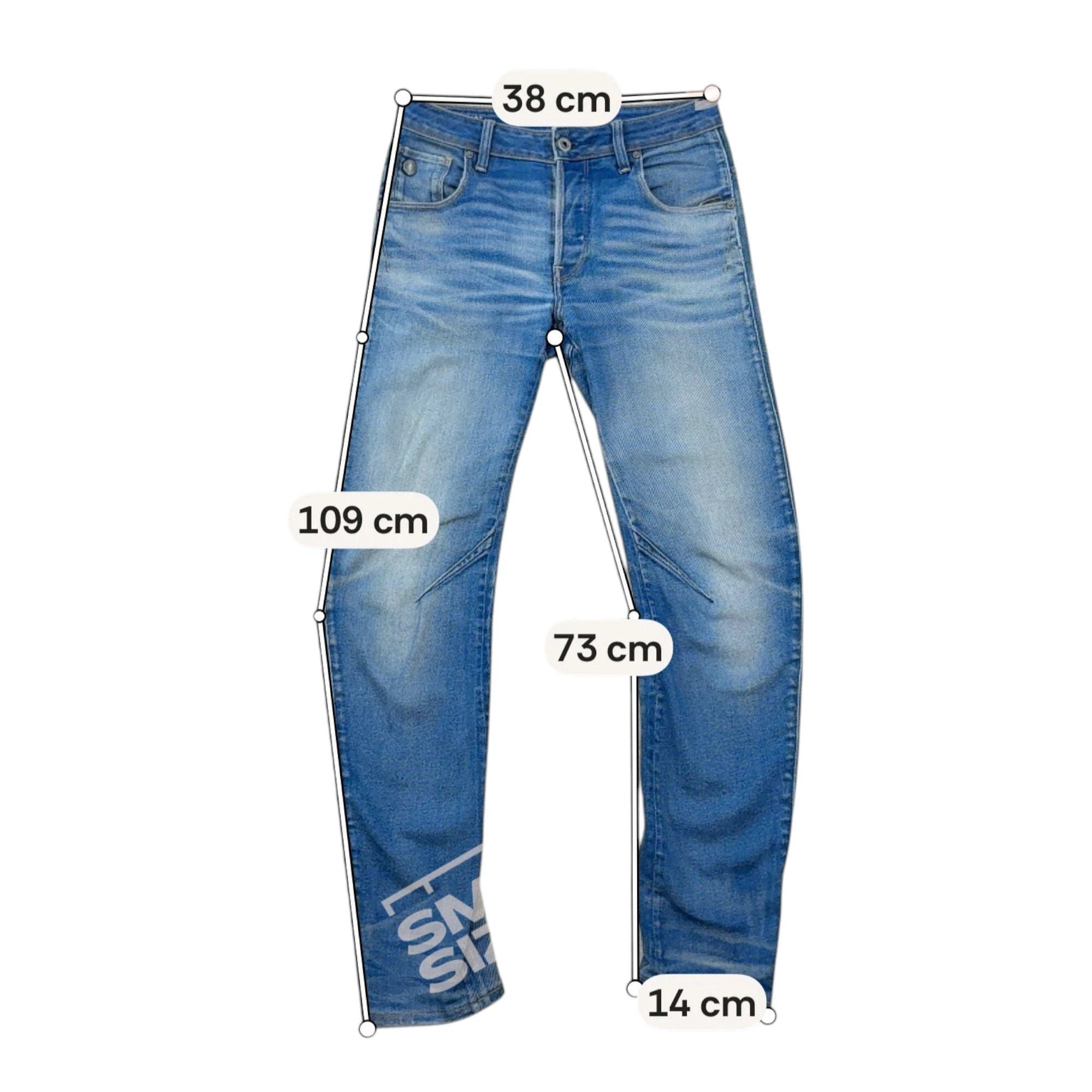 G-Star RAW Faded Blue Denim Jeans