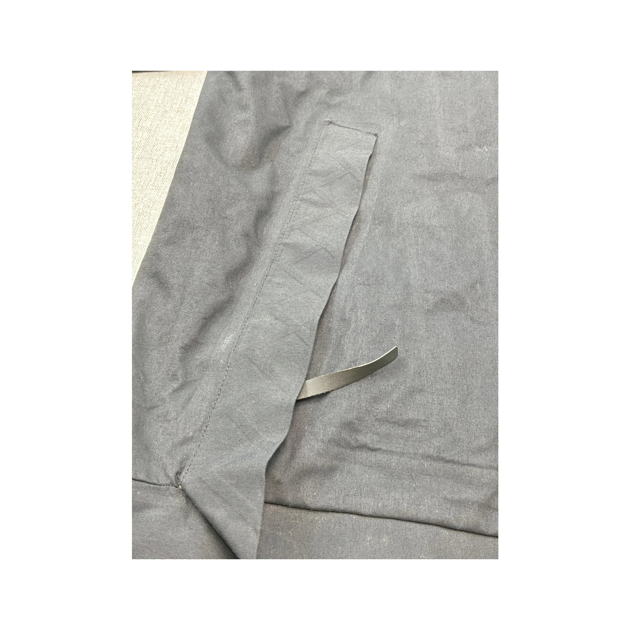 Nike Vintage Black Hooded Technical Nylon Jacket