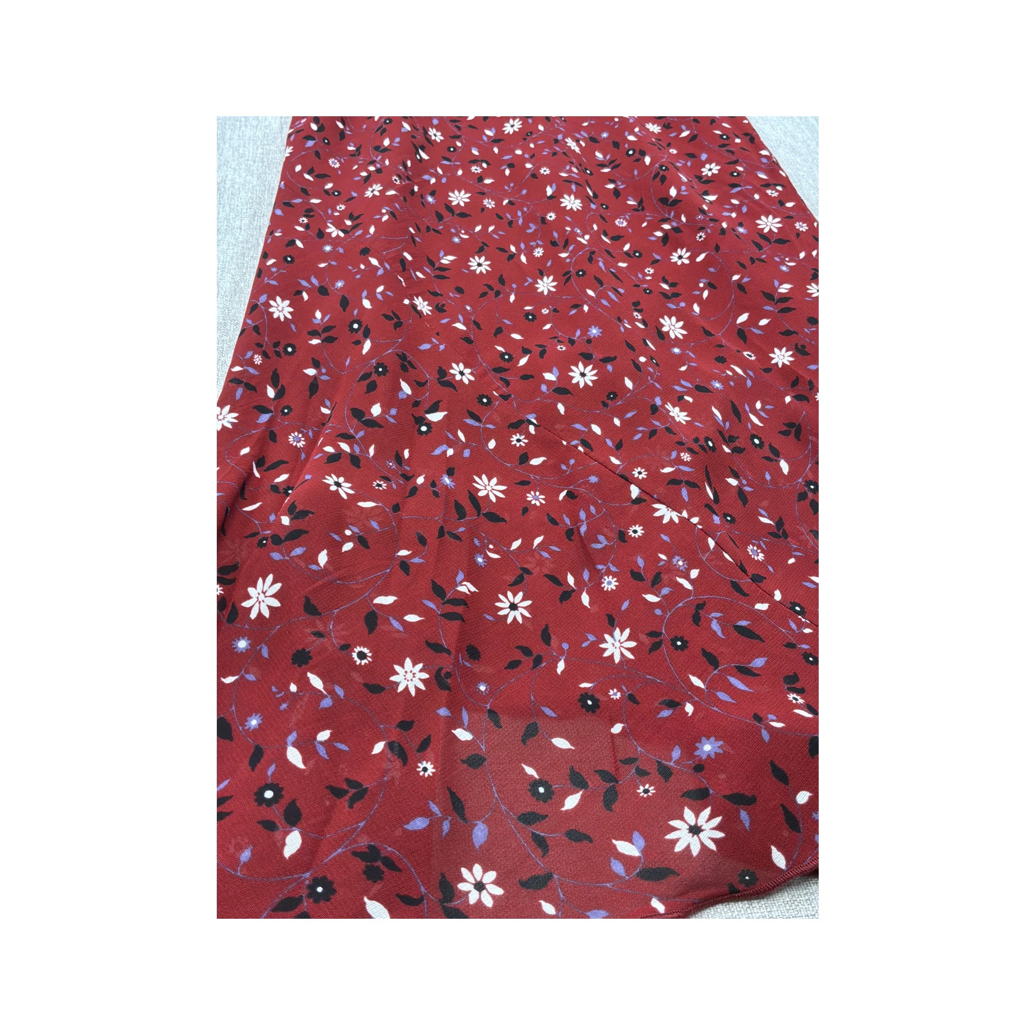 Floral Handkerchief Hem Slip Dress (Repriced)