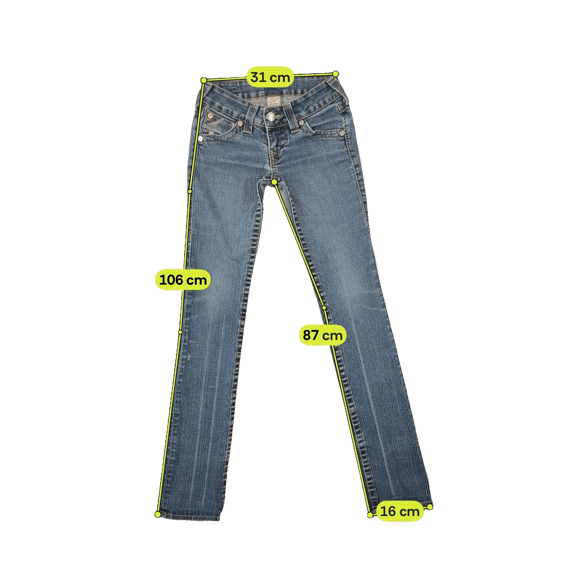True Religion Straight Leg Jeans