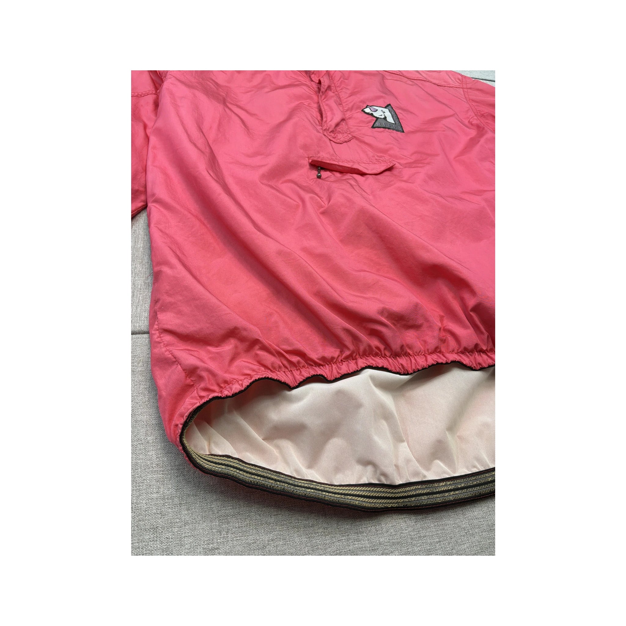 Riff&Raff Vintage Pink Half Zip Pullover Jacket