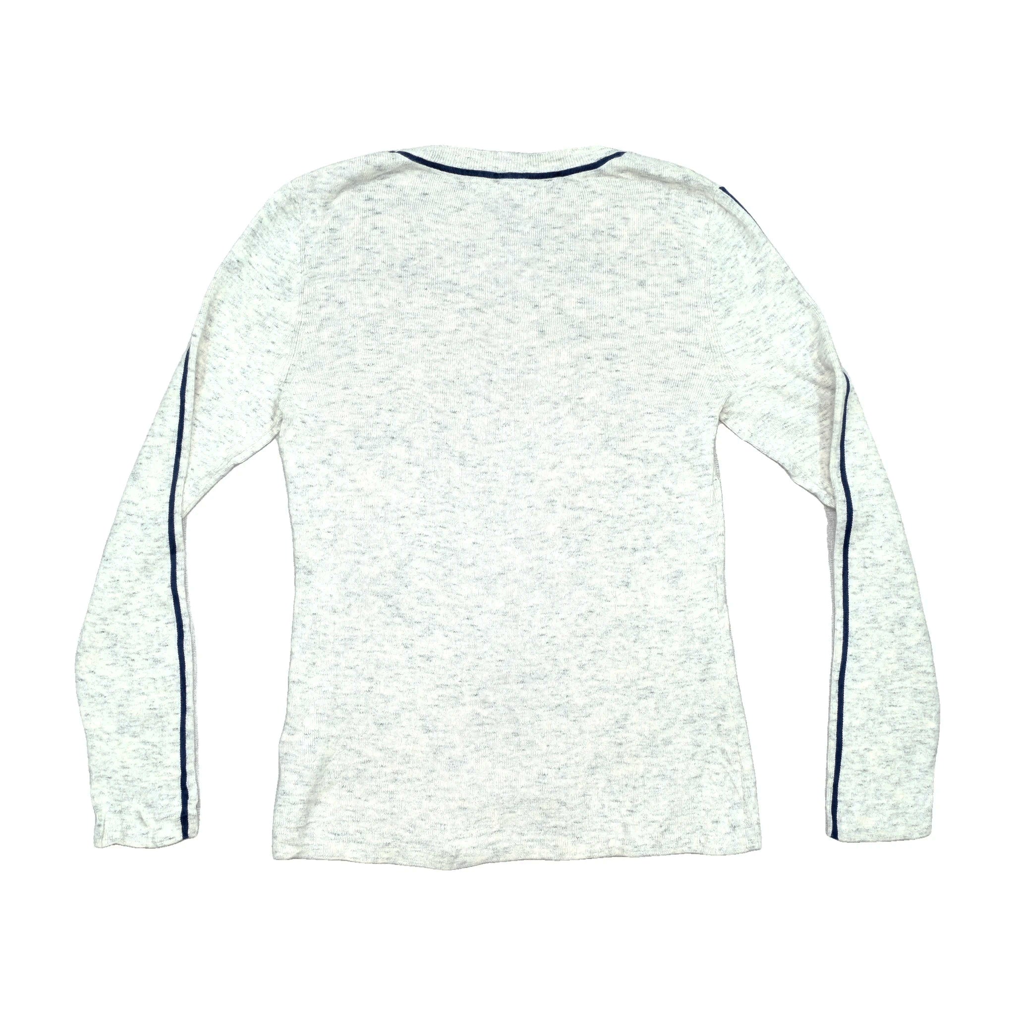 Gray Melange Crewneck Sweater