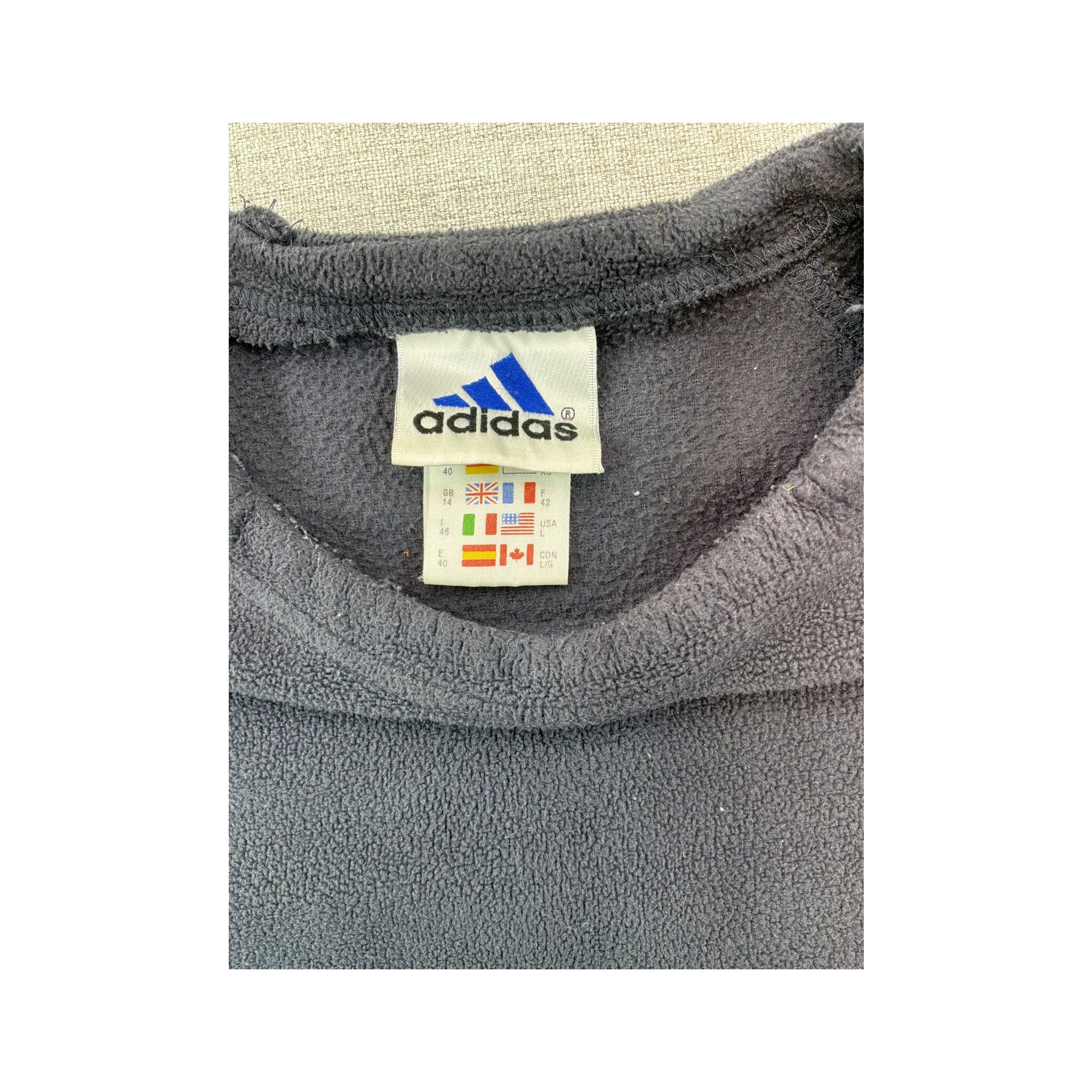 adidas Minimalist Raglan Crewneck Fleece Pullover