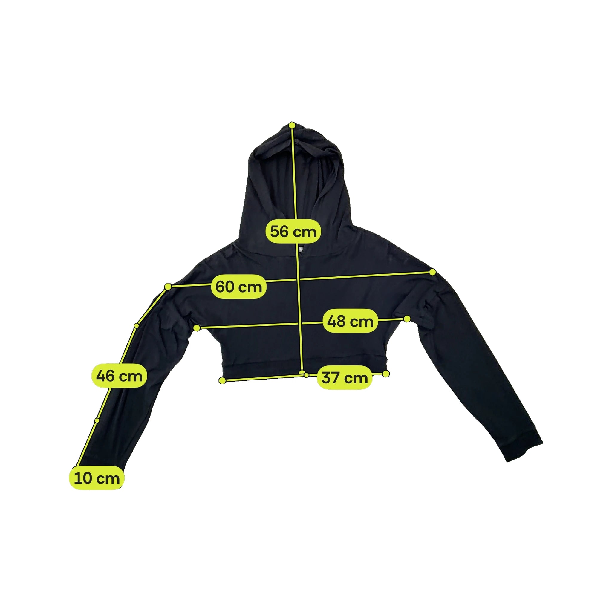 Diesel Cropped Logo Hoodie