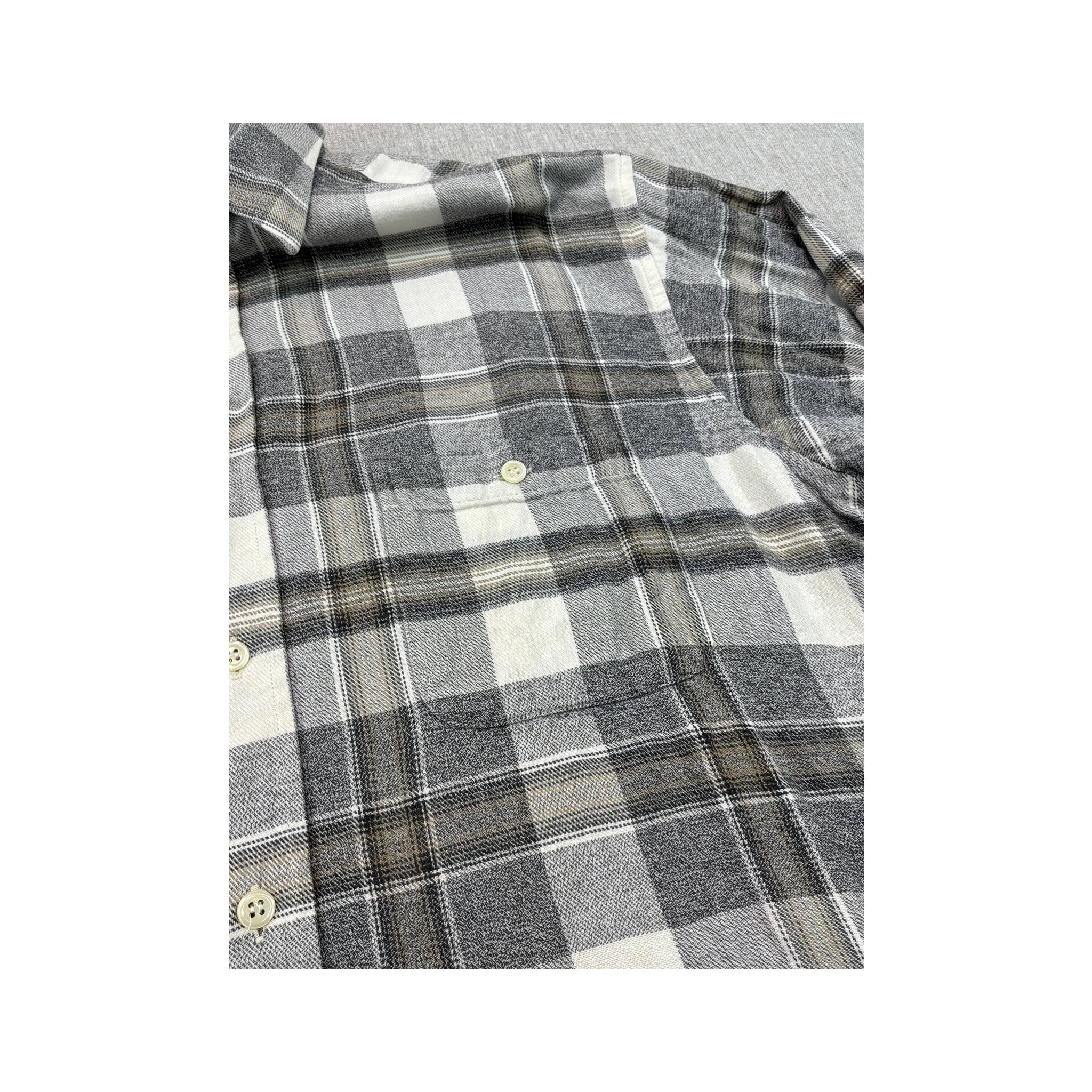 HECTOR Plaid Cotton Button Up Shirt