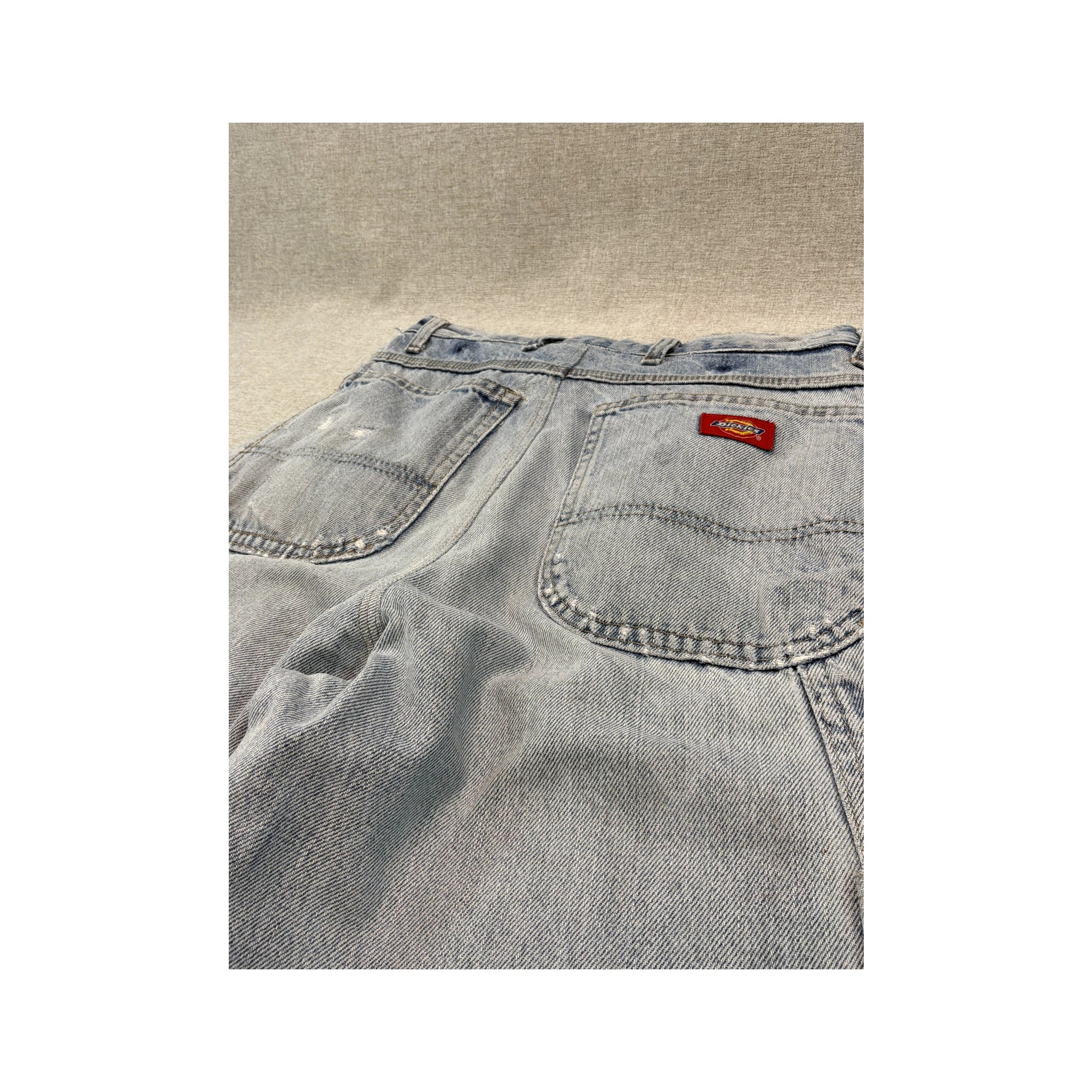 Calças de ganga de carpinteiro Dickies vintage Bicolores