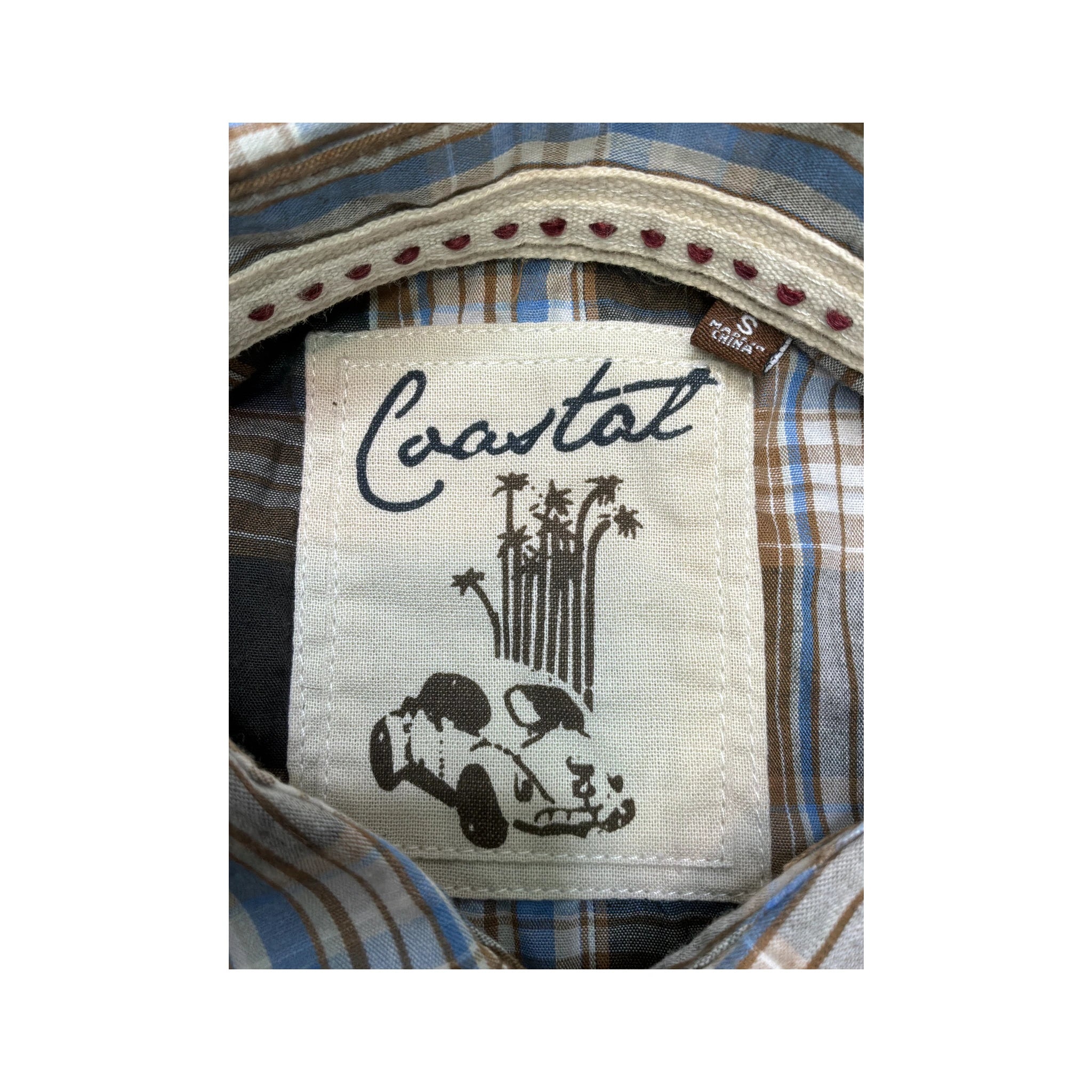 Camisa Western Coast to Coast em xadrez com Molas