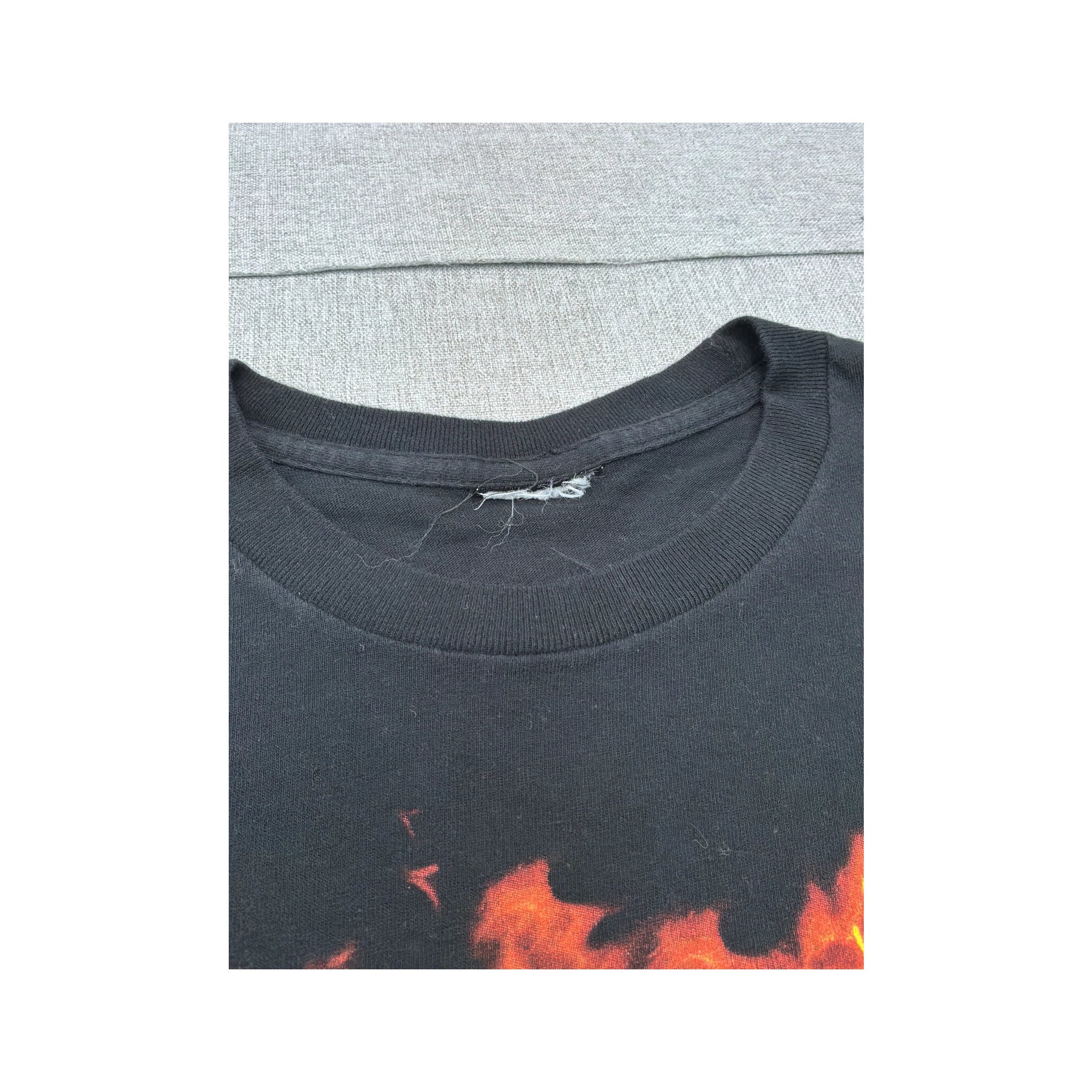T-shirt Harley-Davidson Orlando Florida com estampado de Crocodilo em Chamas