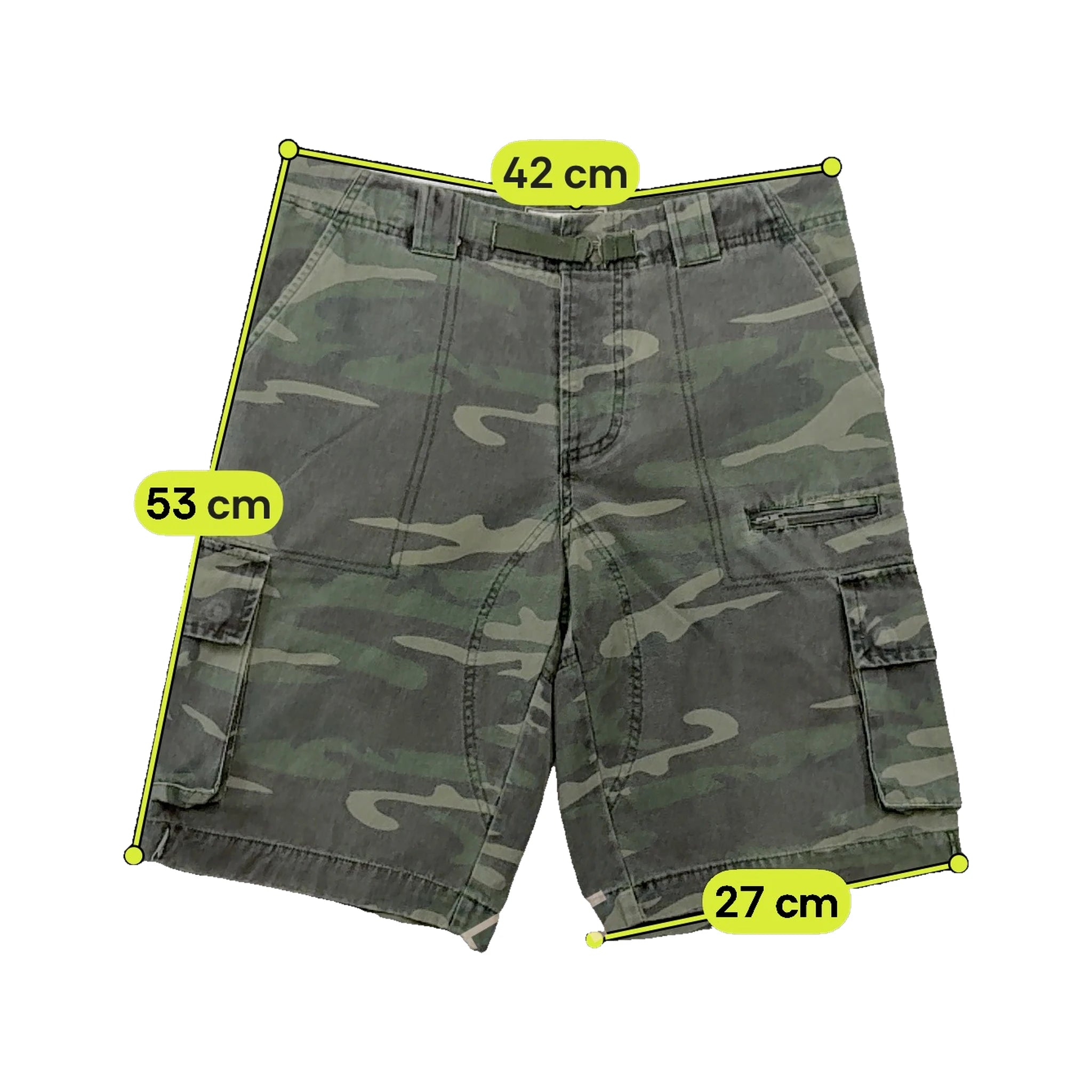 Esse Emme Camouflage Cotton Cargo Shorts