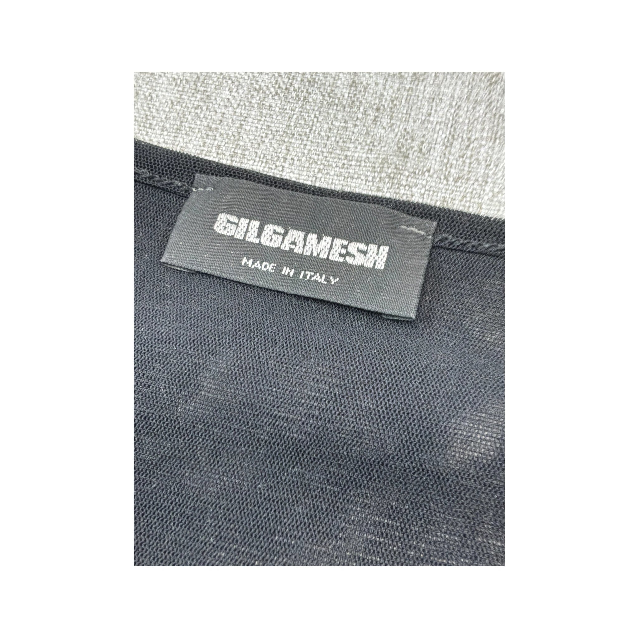 Casaco de malha cropped Gilgamesh Transparente