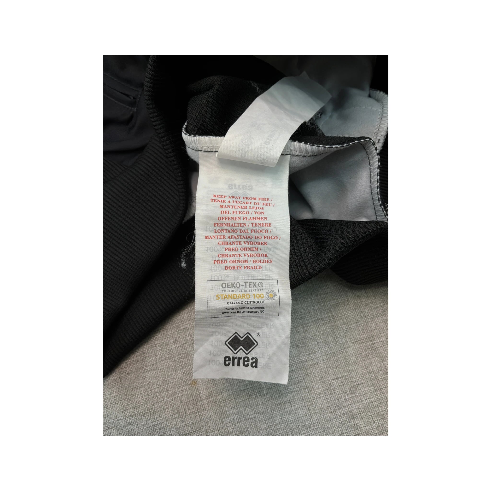 Erreà MH Lining Black AFAS Zip Track Jacket