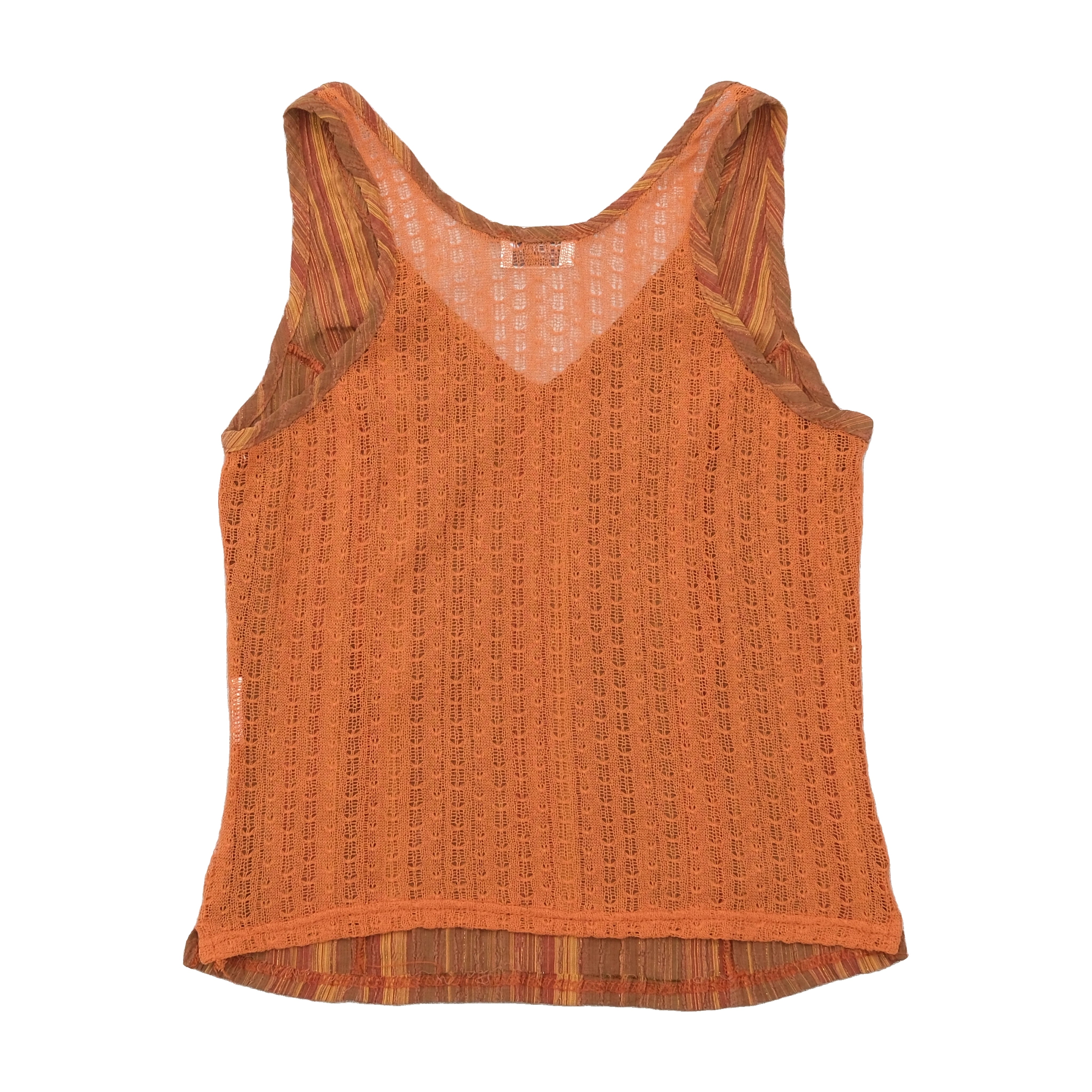 Motivi Textured Striped Knit Tank Top