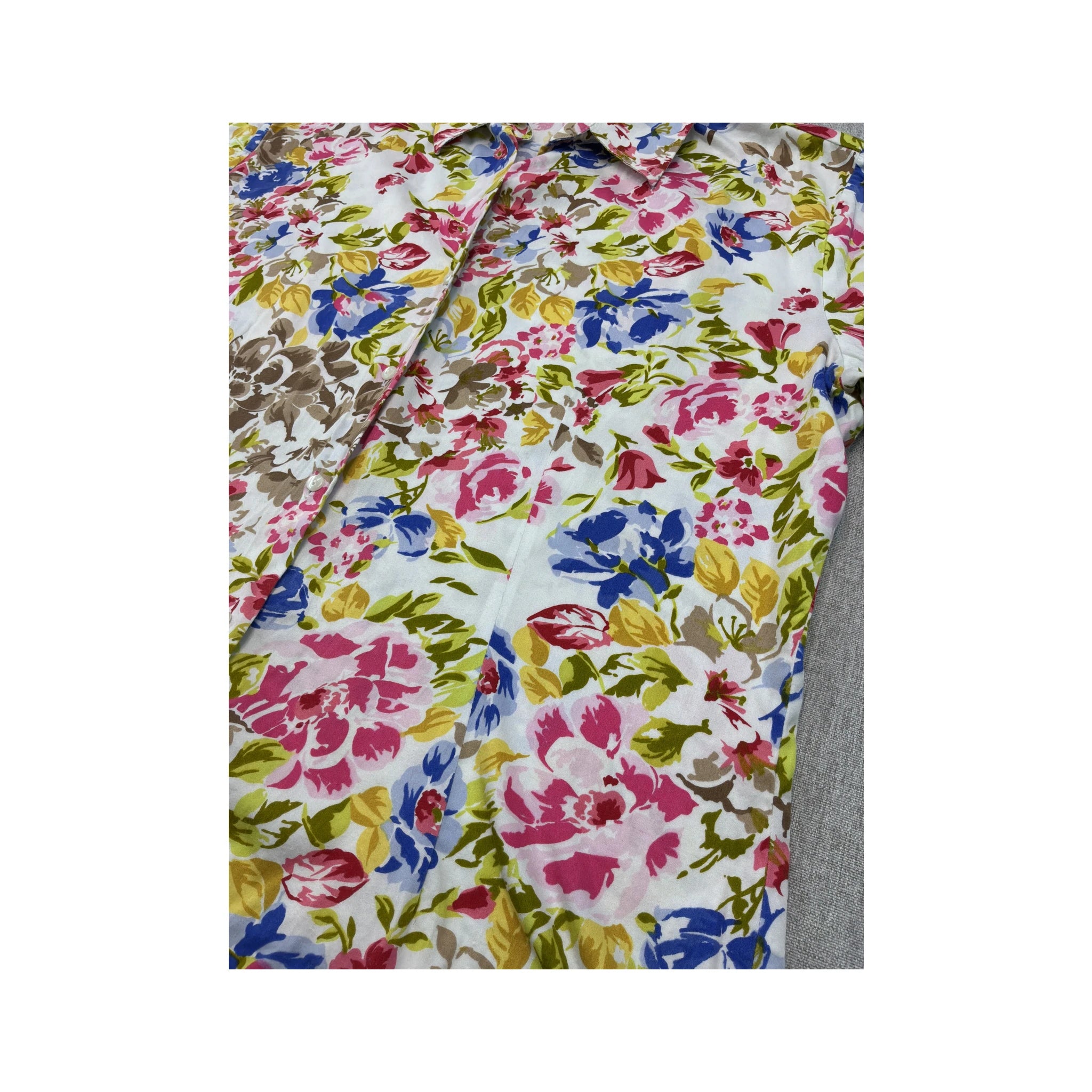 Nara Camicie Floral Print Button Up Shirt