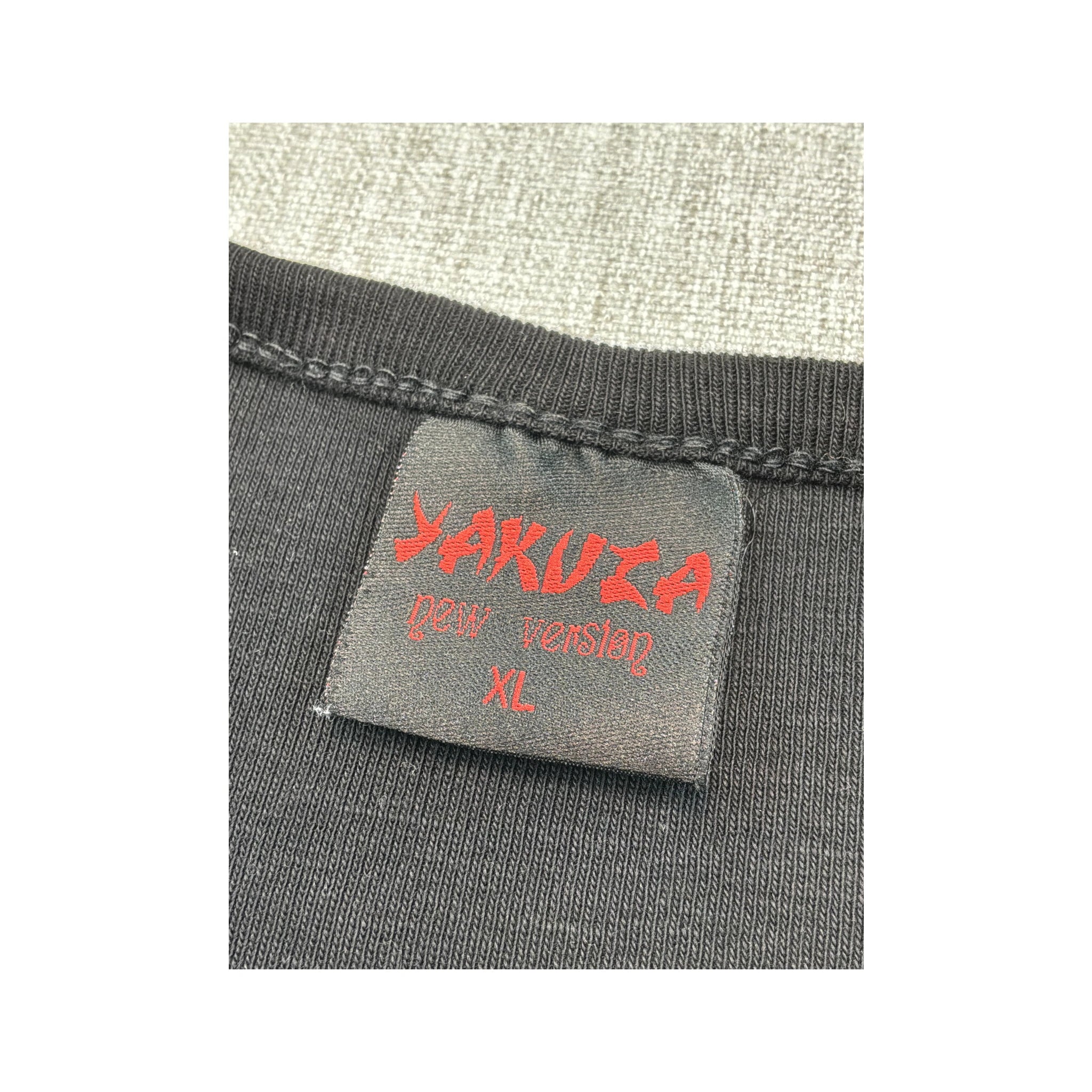 Top de alças Yakuza em algodão com estampado Fairy Skull