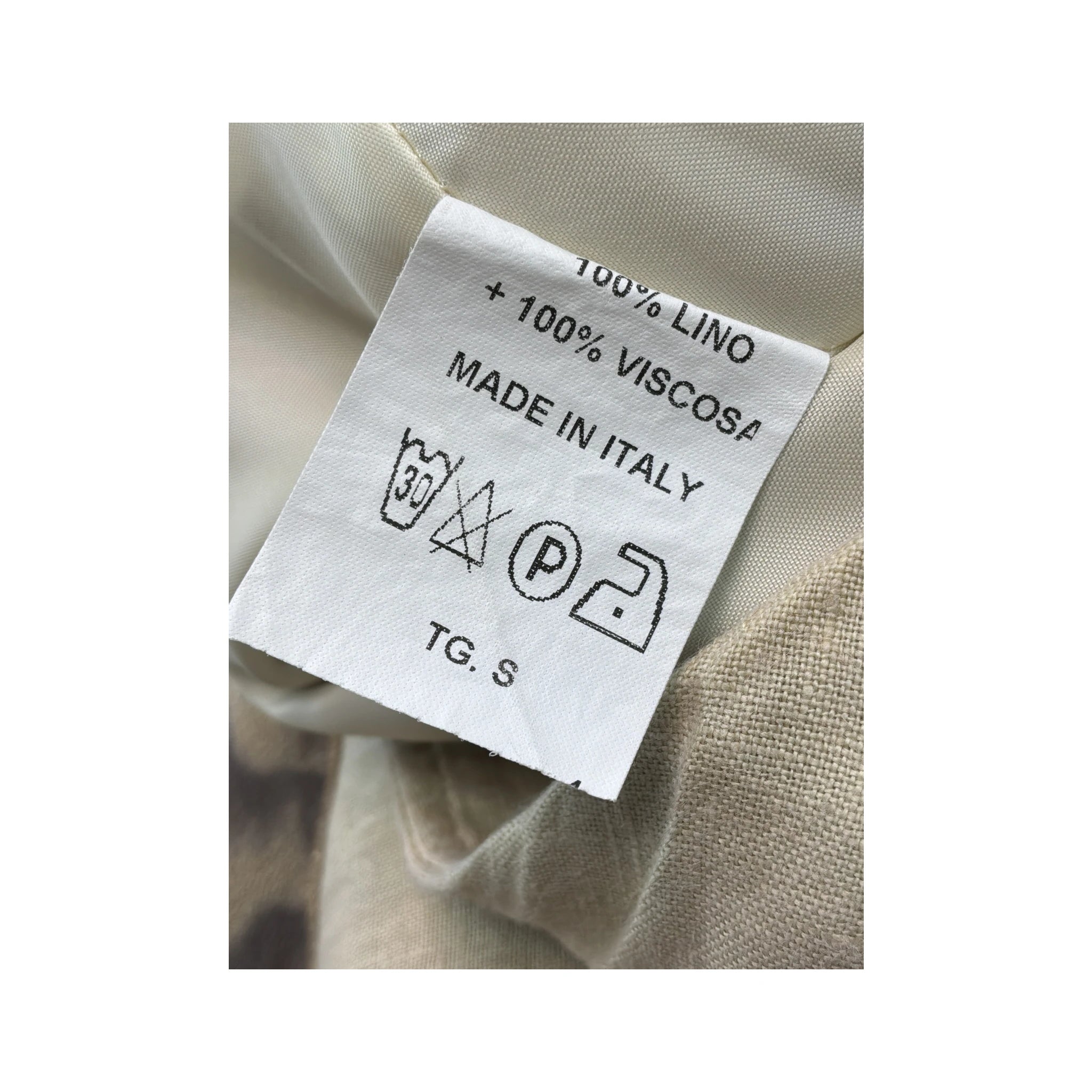 Italian Floral Handkerchief Hem Linen Viscose Skirt