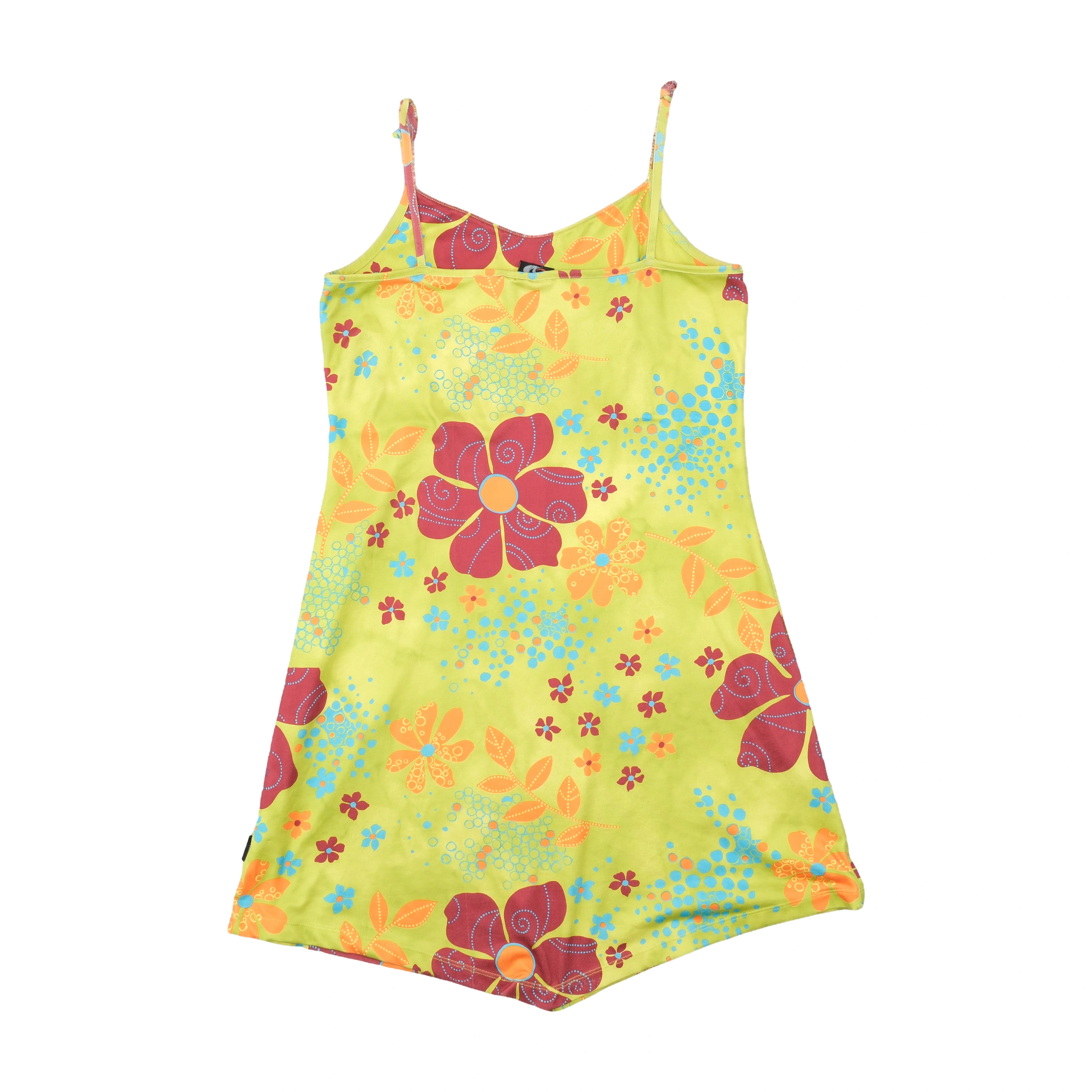 Gato Negro Floral Print Spaghetti Strap Dress