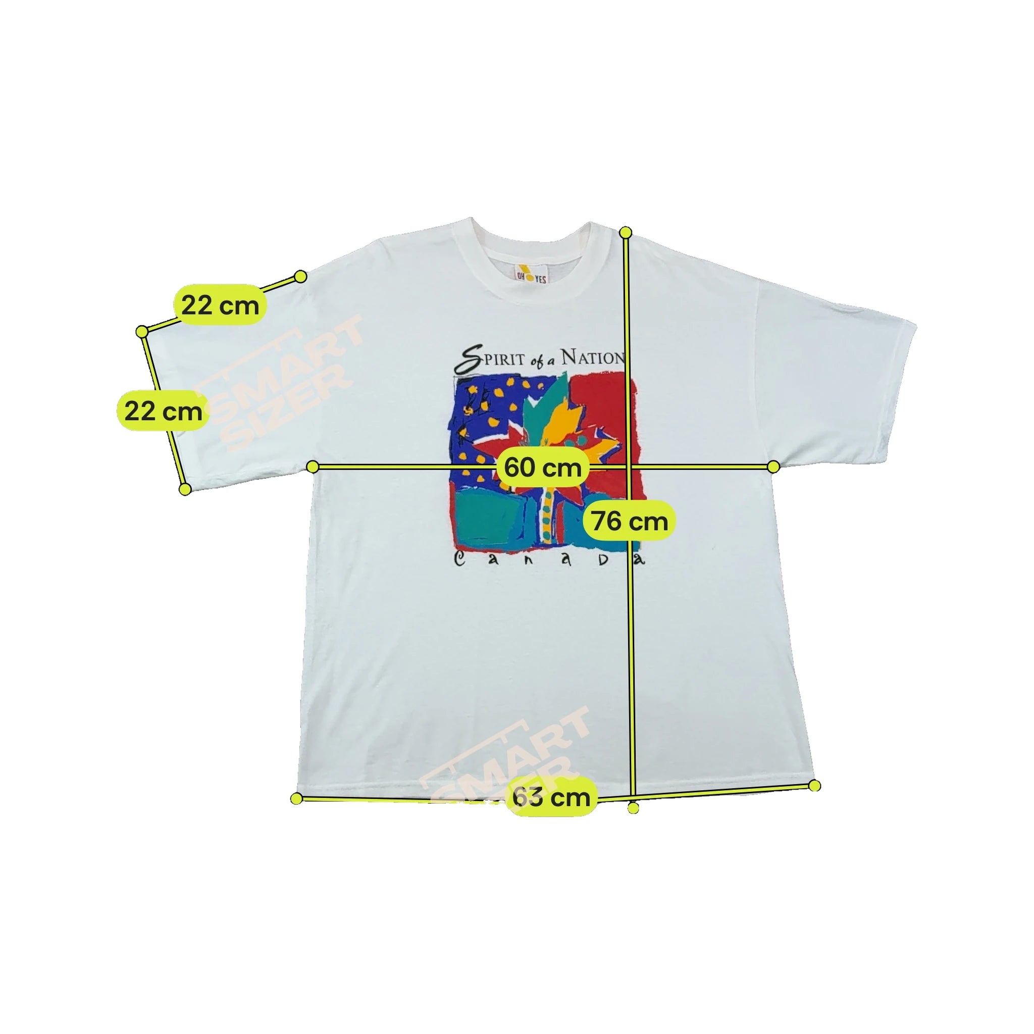 OH YES Spirit of a Nation Canada Vintage Cotton Graphic Shirt