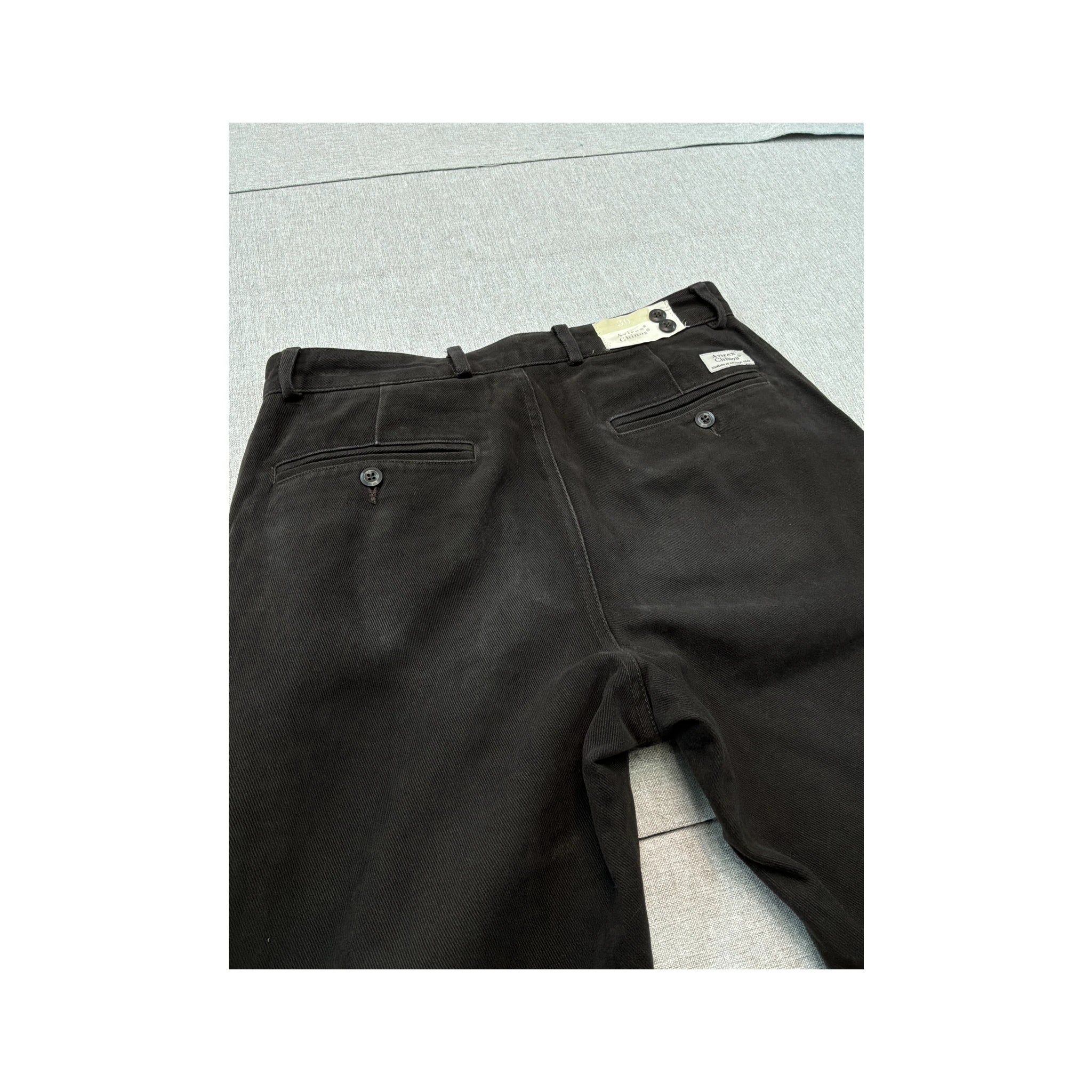 Avirex Vintage Dark Brown Cotton Chinos