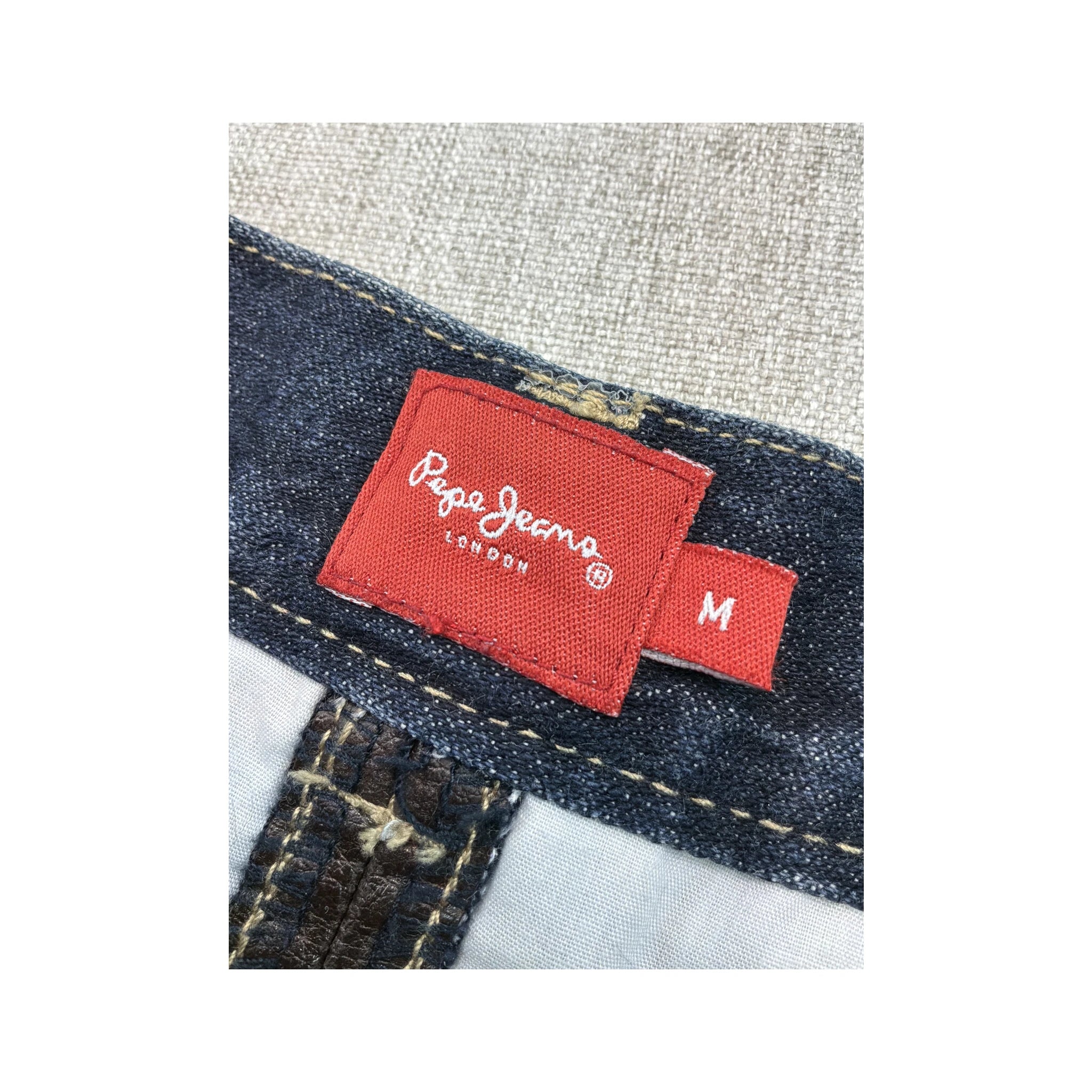 Pepe Jeans London Patchwork Denim Corduroy Skirt