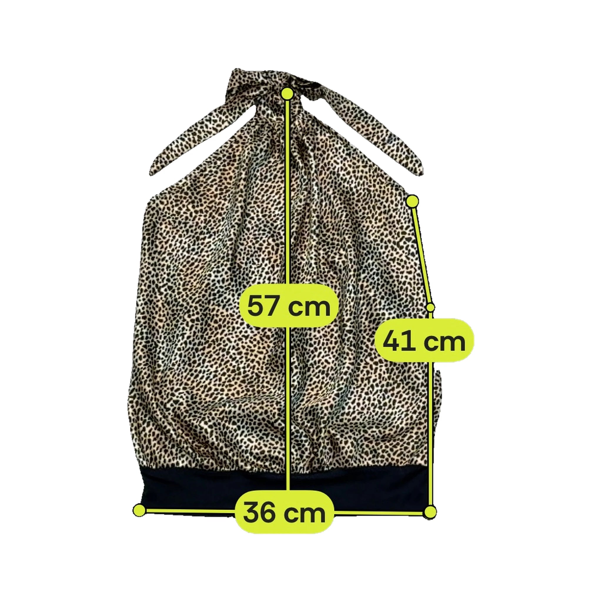 Blusa Halter com estampado de Leopardo