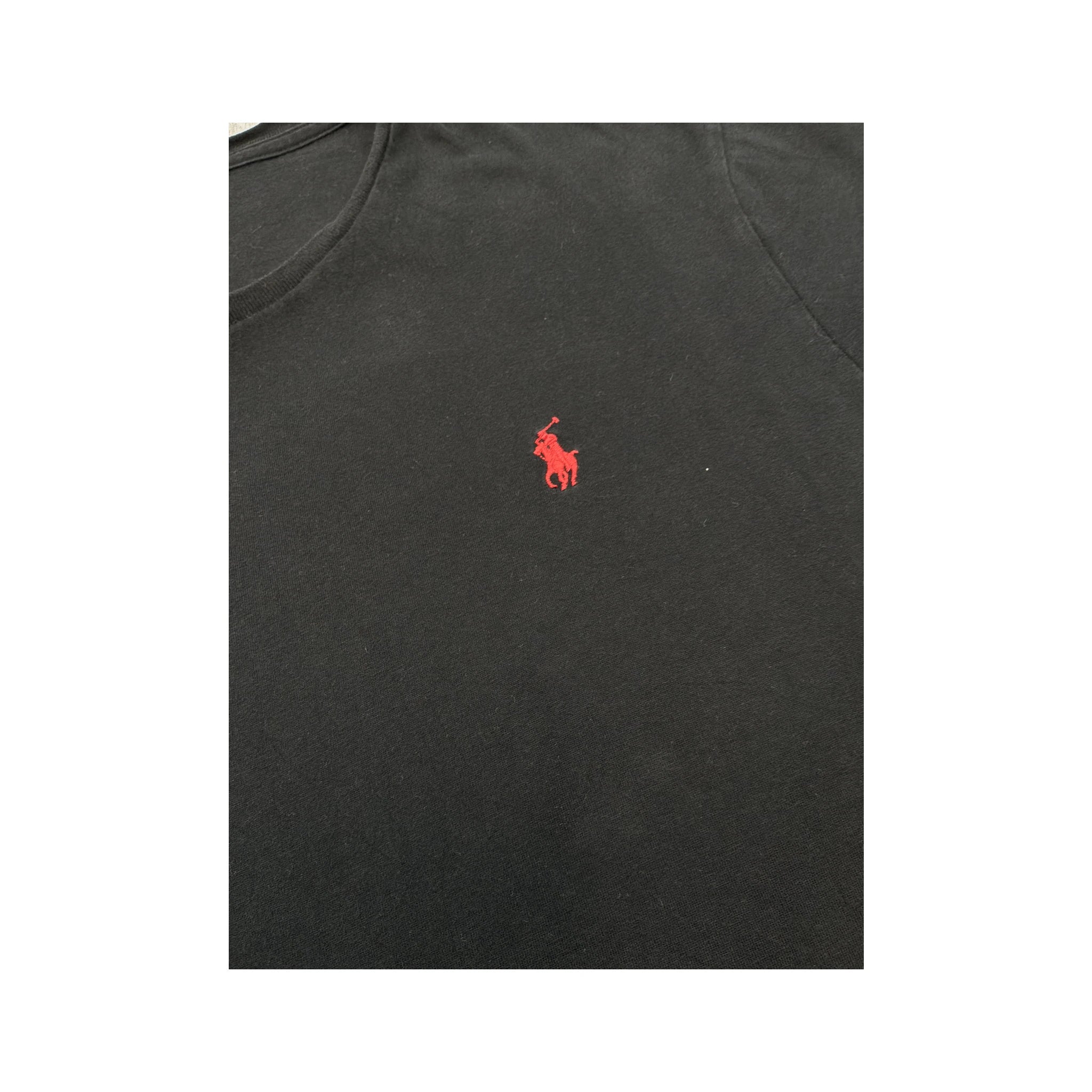 Camisa de gola Redonda Polo Ralph Lauren com Cavalo Bordado