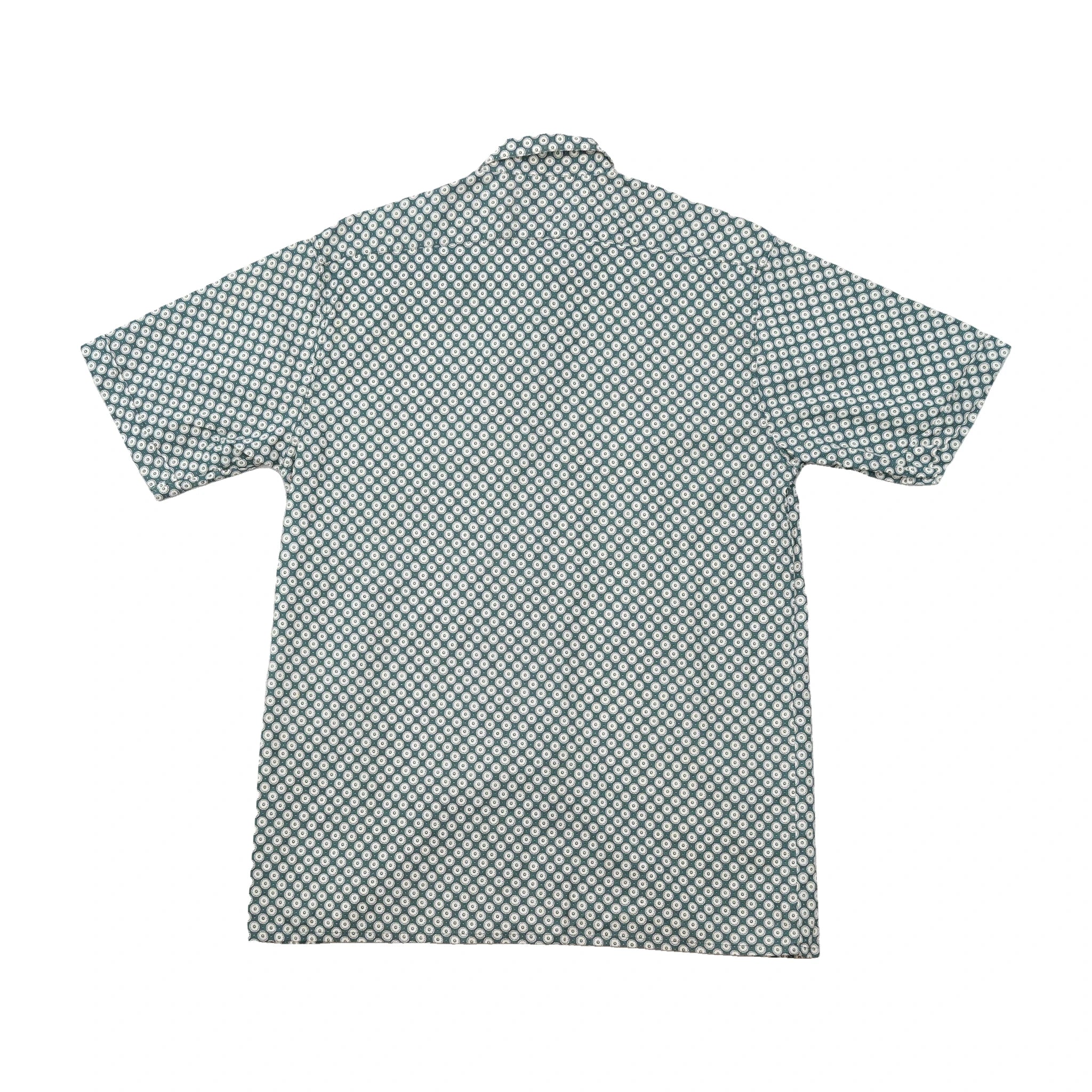 Camisa Allegrino em algodão de Manga curta com estampado geométrico