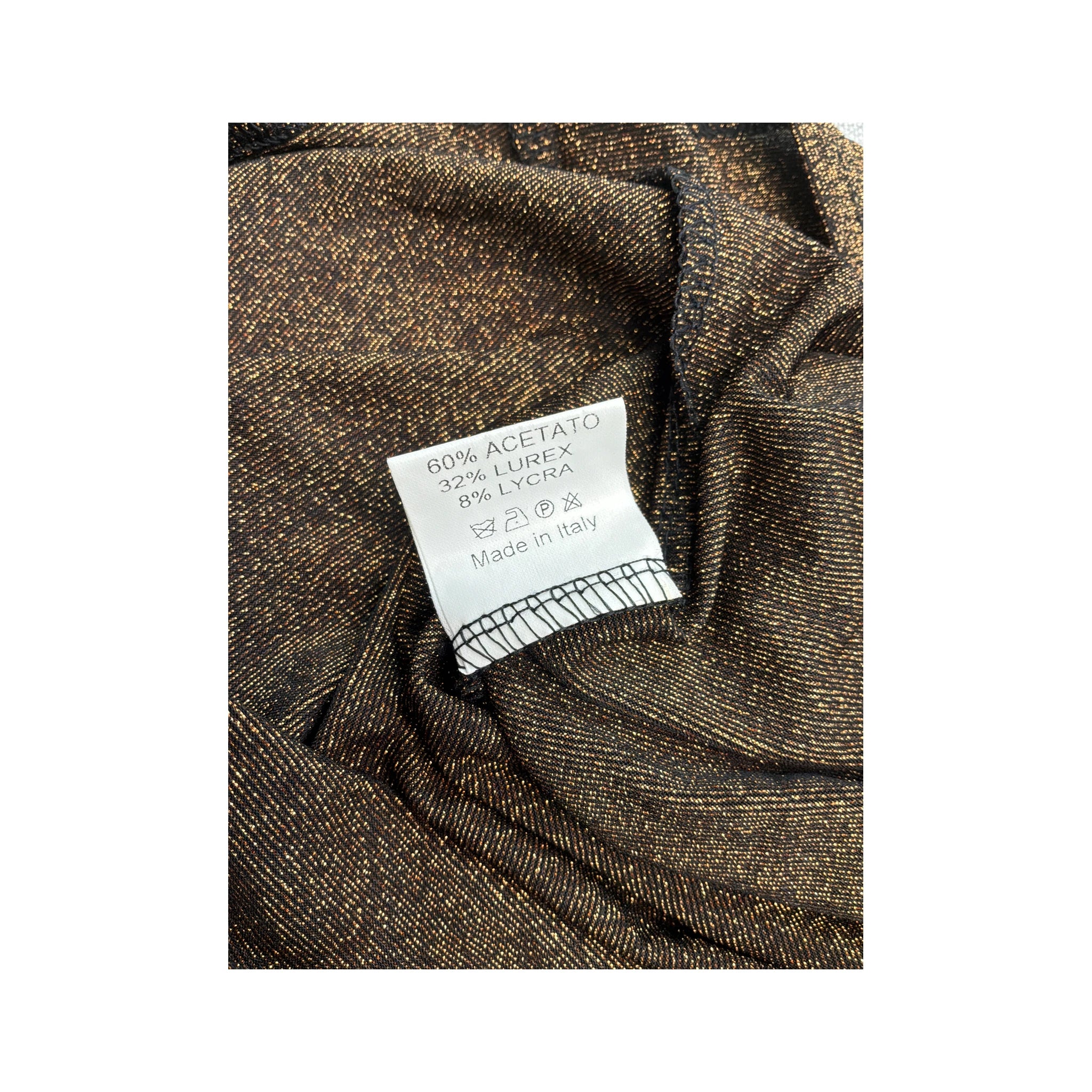 WEB Emporium Metallic Bronze Lurex Tank Top (repriced)