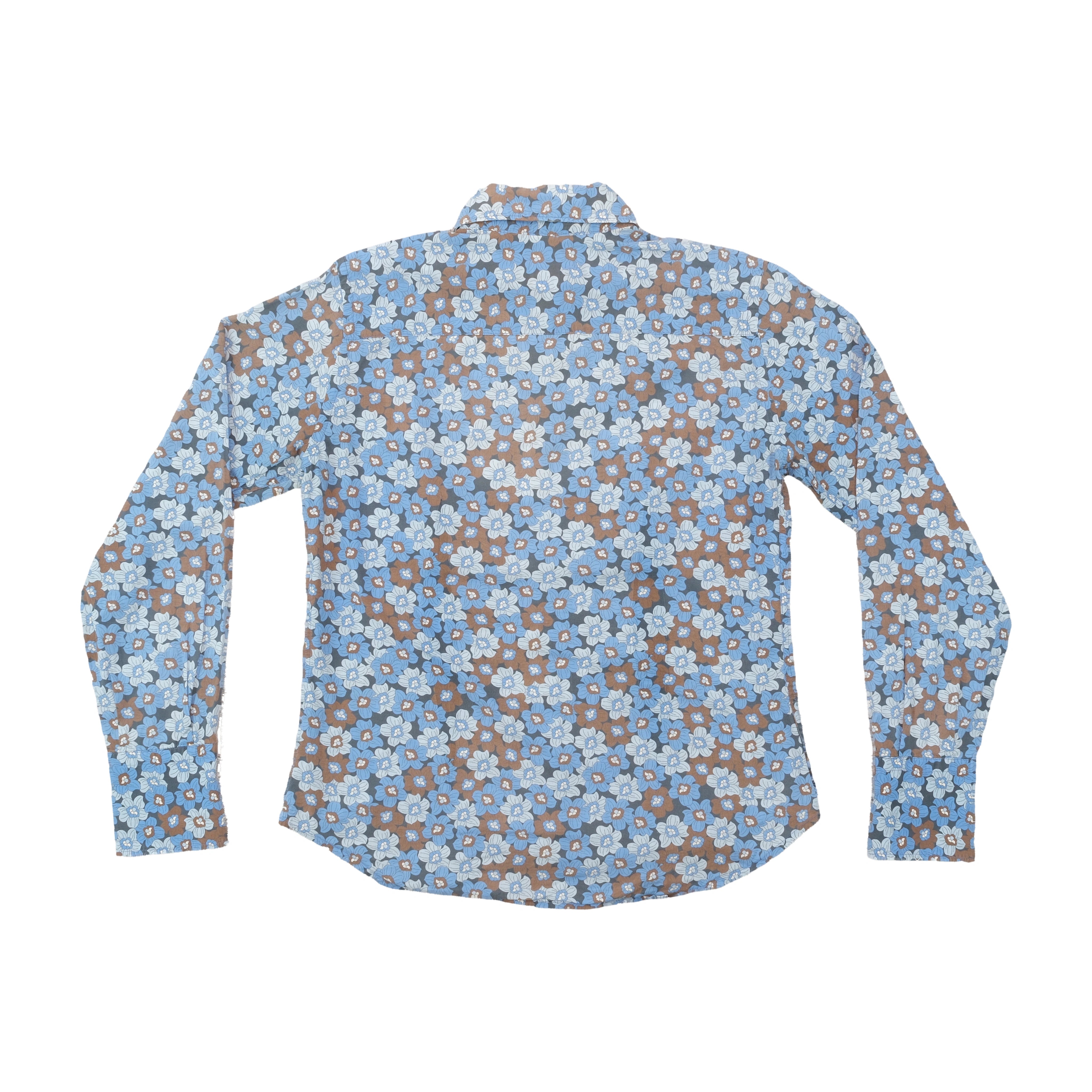 Angelo Di Nepi Floral Print Button Up Shirt