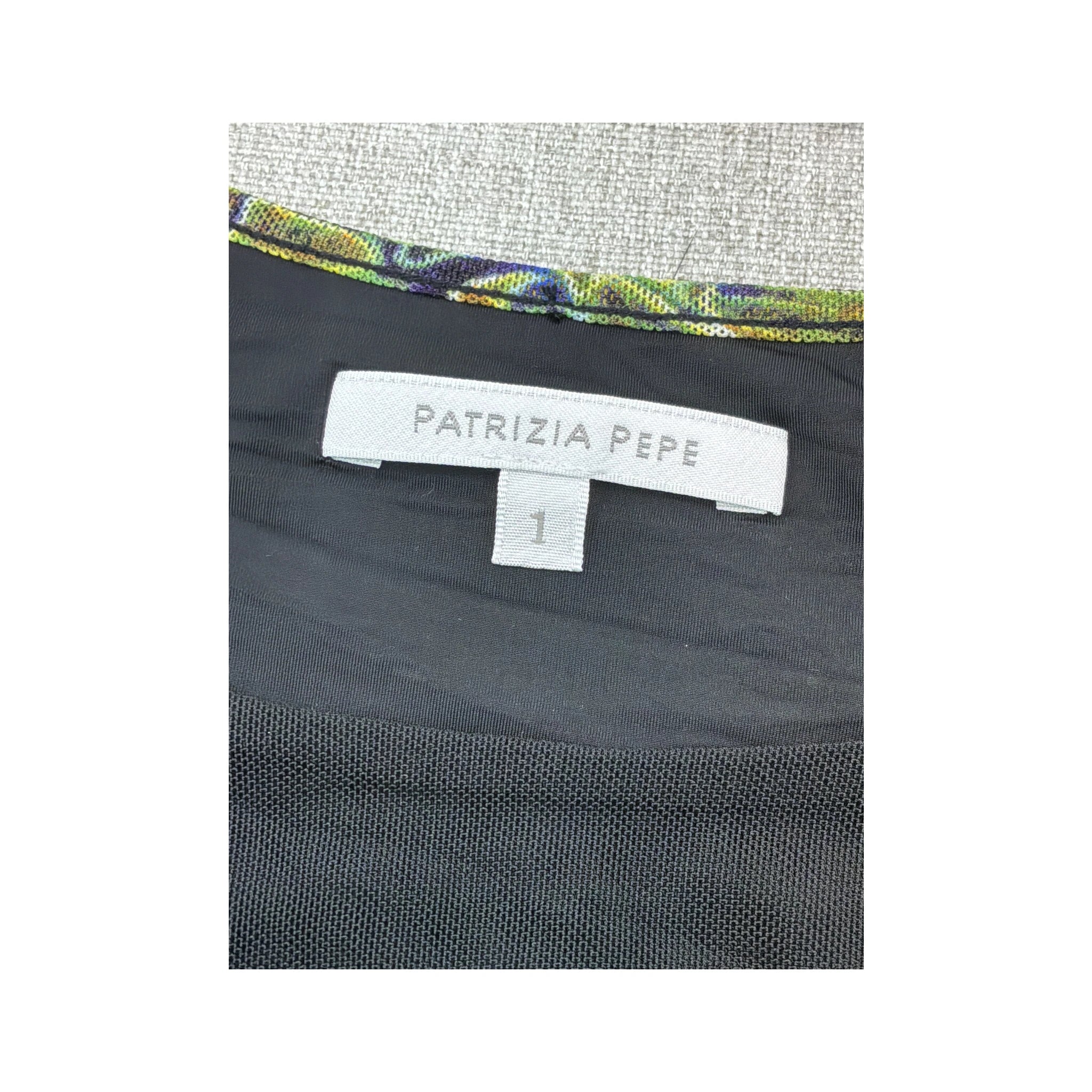 Patrizia Pepe Floral Mesh Tank Top