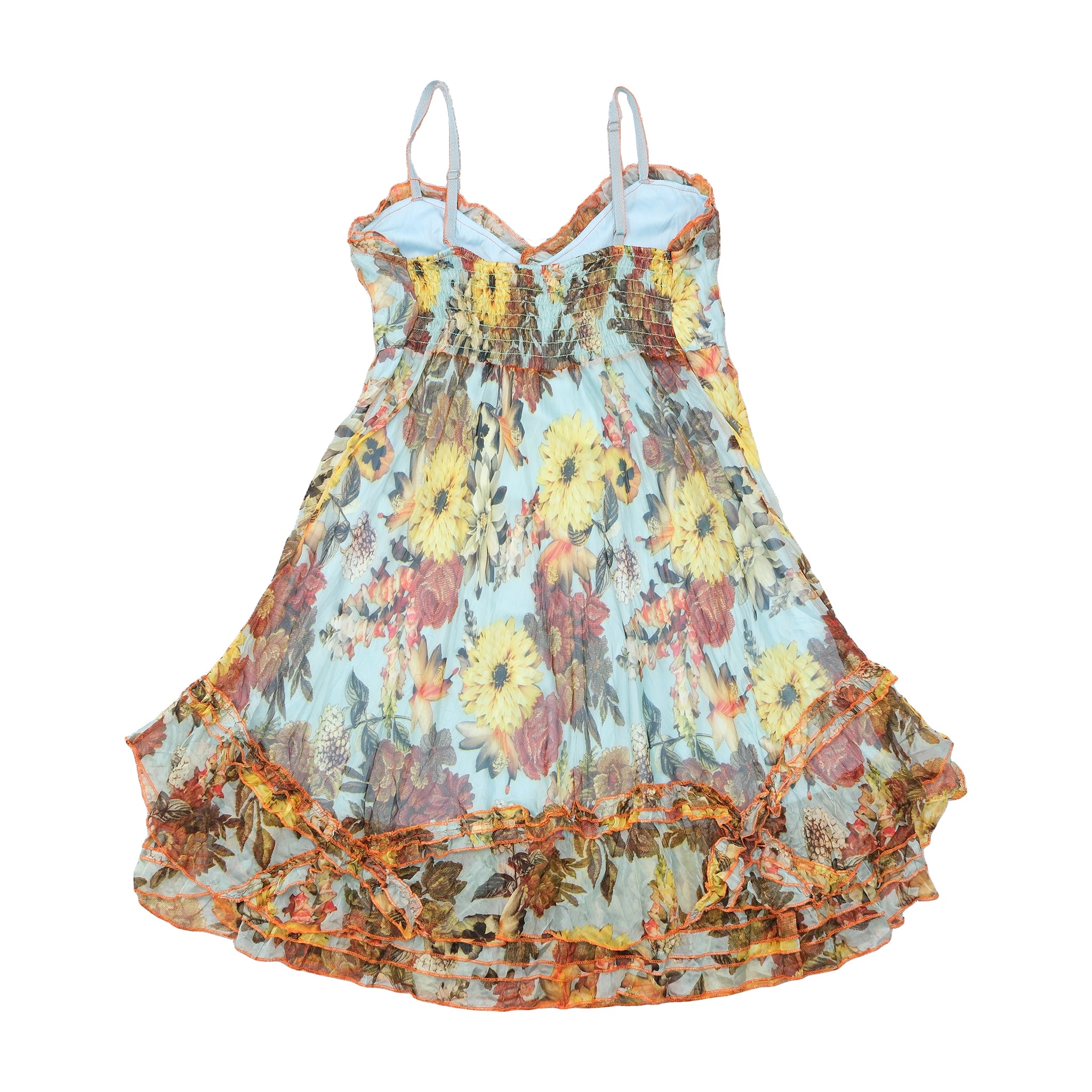 Vestido Sensation floral com Bainha de Folhos