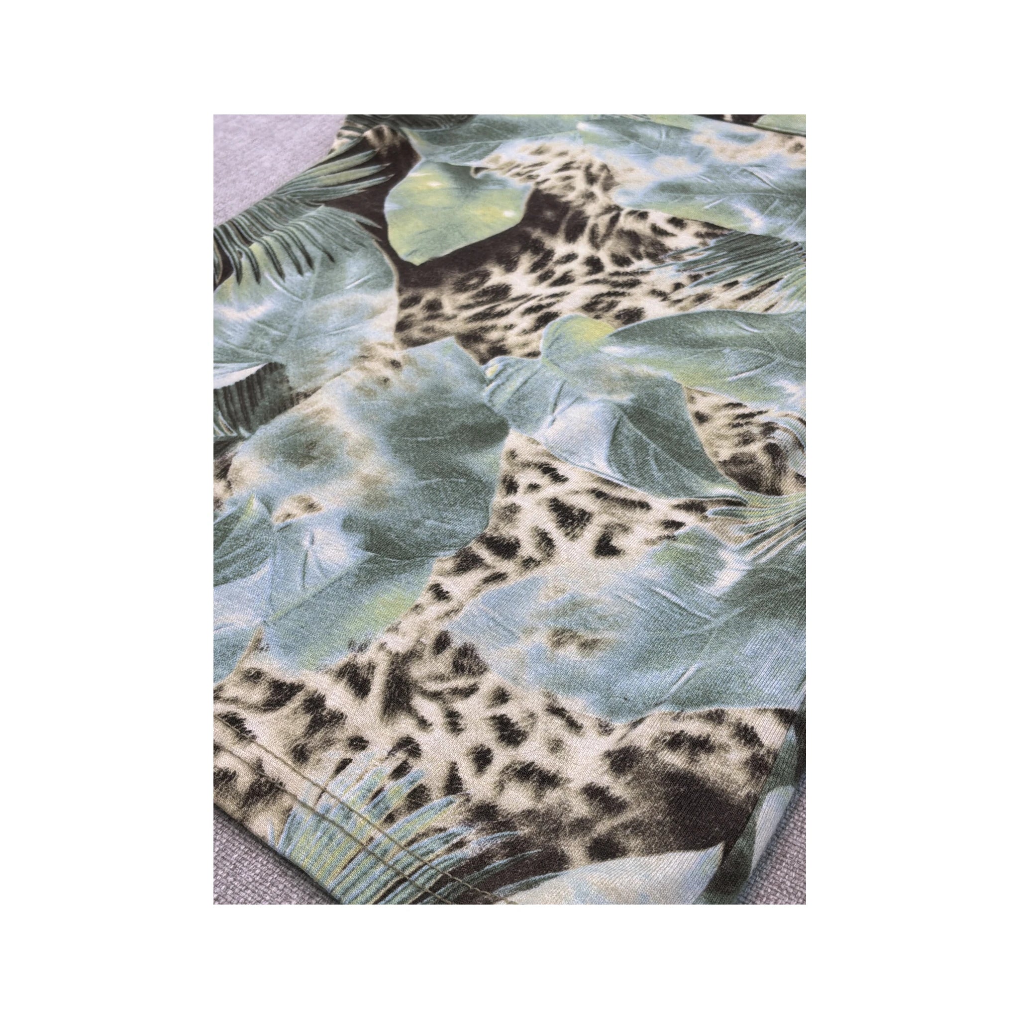 Ennefi Beat Tropical Leopard Print Tank Top