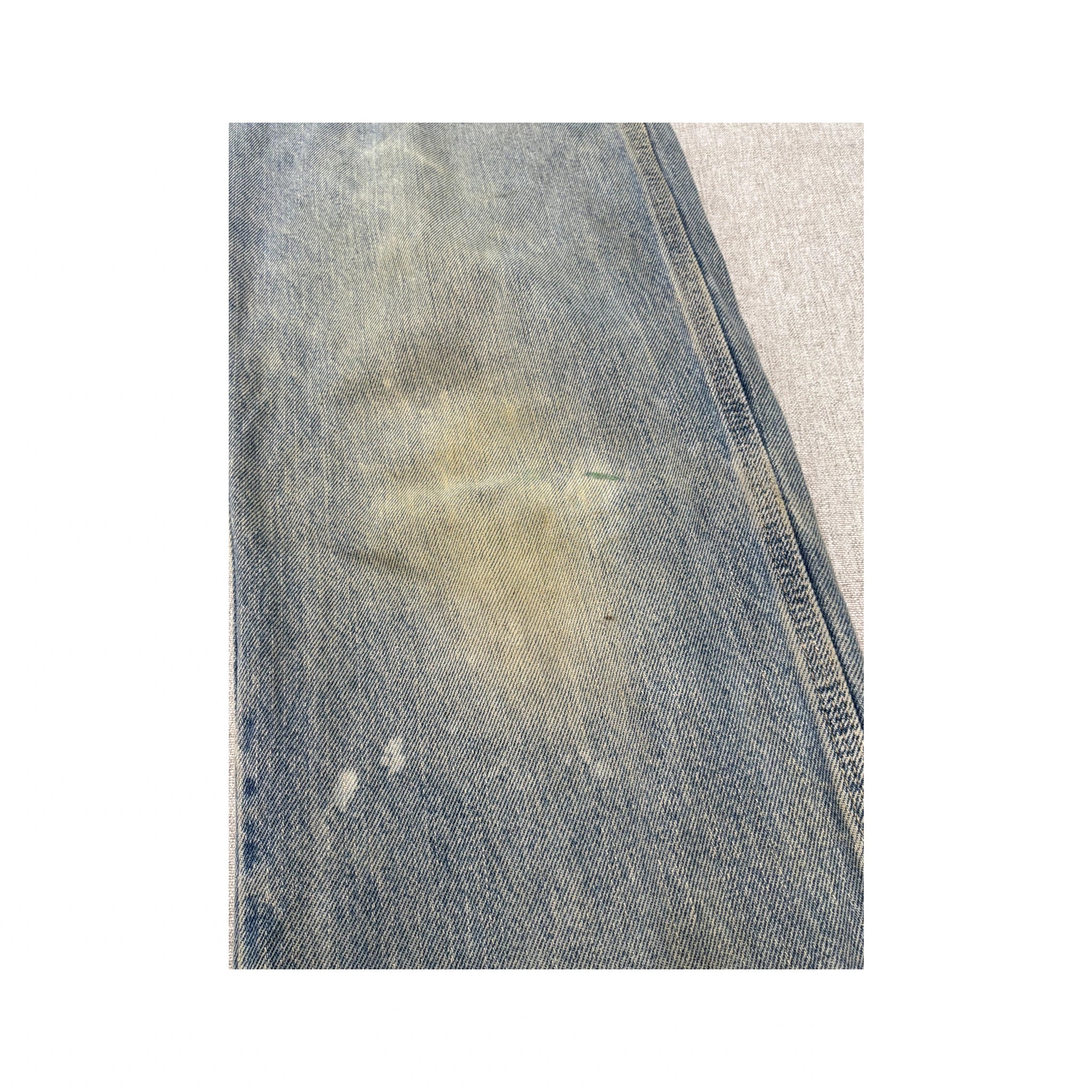 Dickies Vintage Light Wash Cotton Distressed Carpenter Jeans