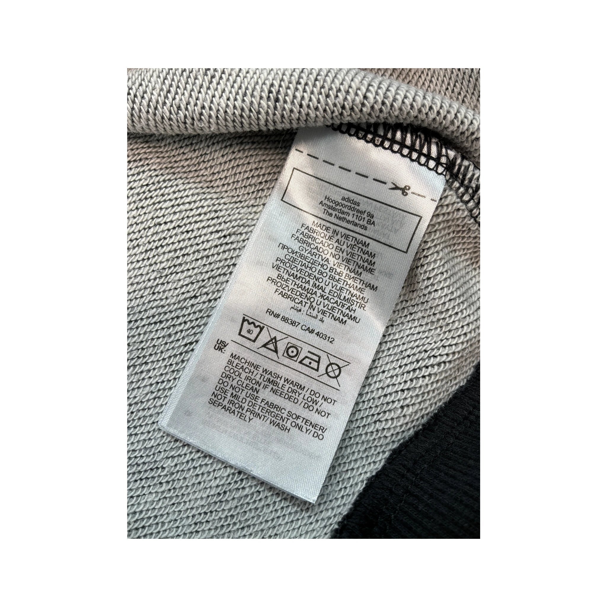 Adidas Logo Print Pullover Hoodie Sweater