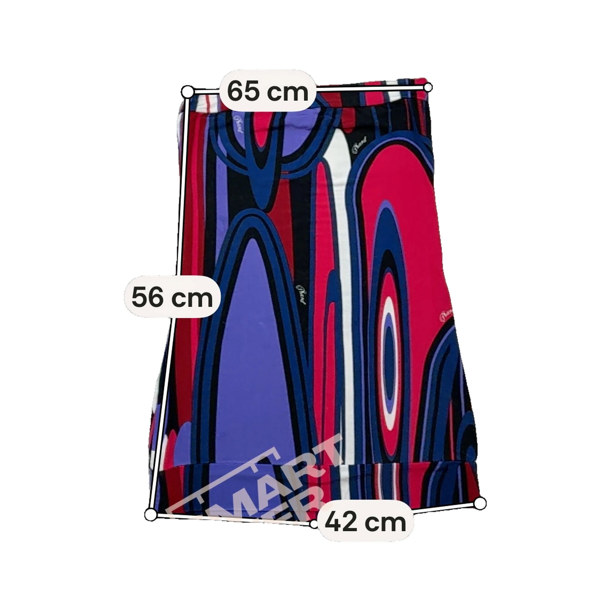 Phard Abstract Print Stretch Topless Shirt