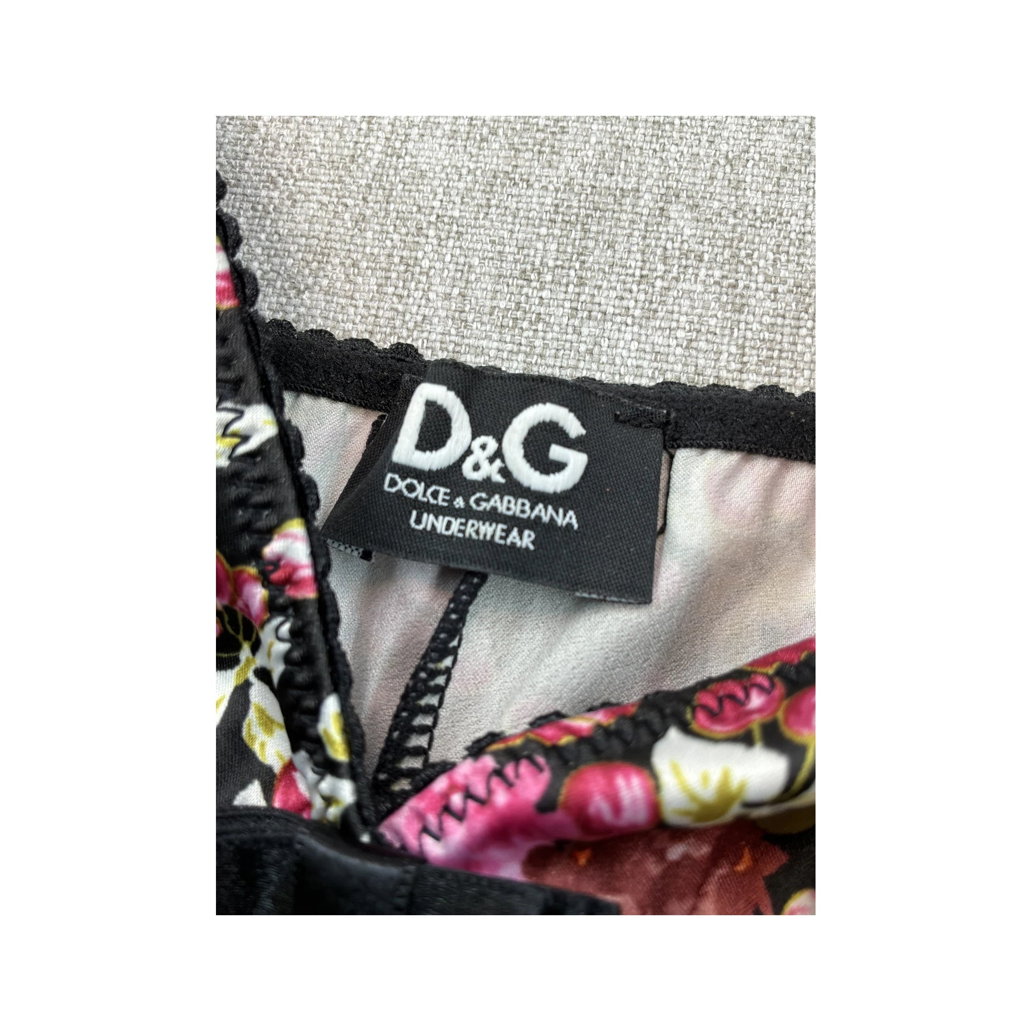 Dolce & Gabbana Floral Print Lingerie Camisole Top
