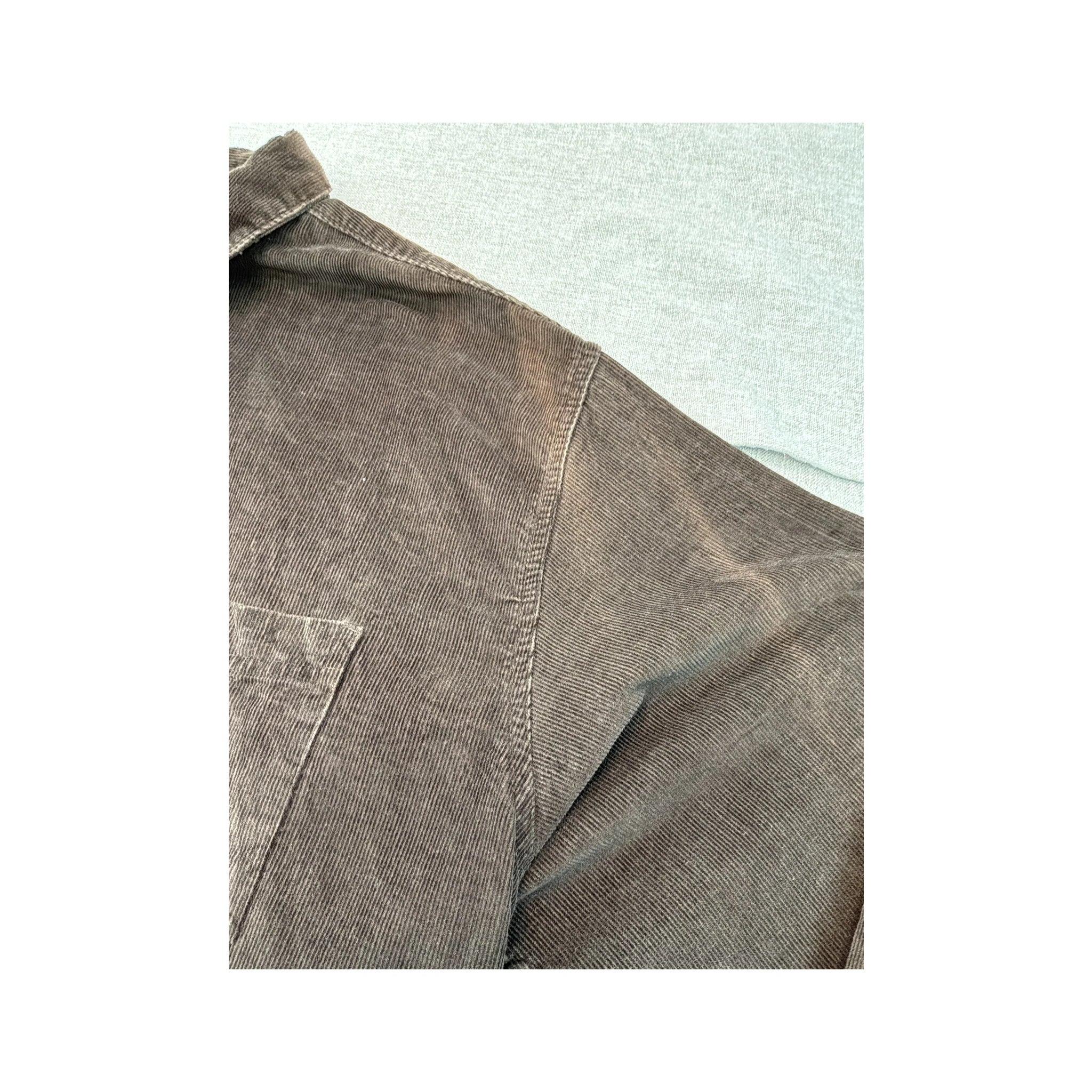 Cambridge Classics Brown Corduroy Button Up Shirt