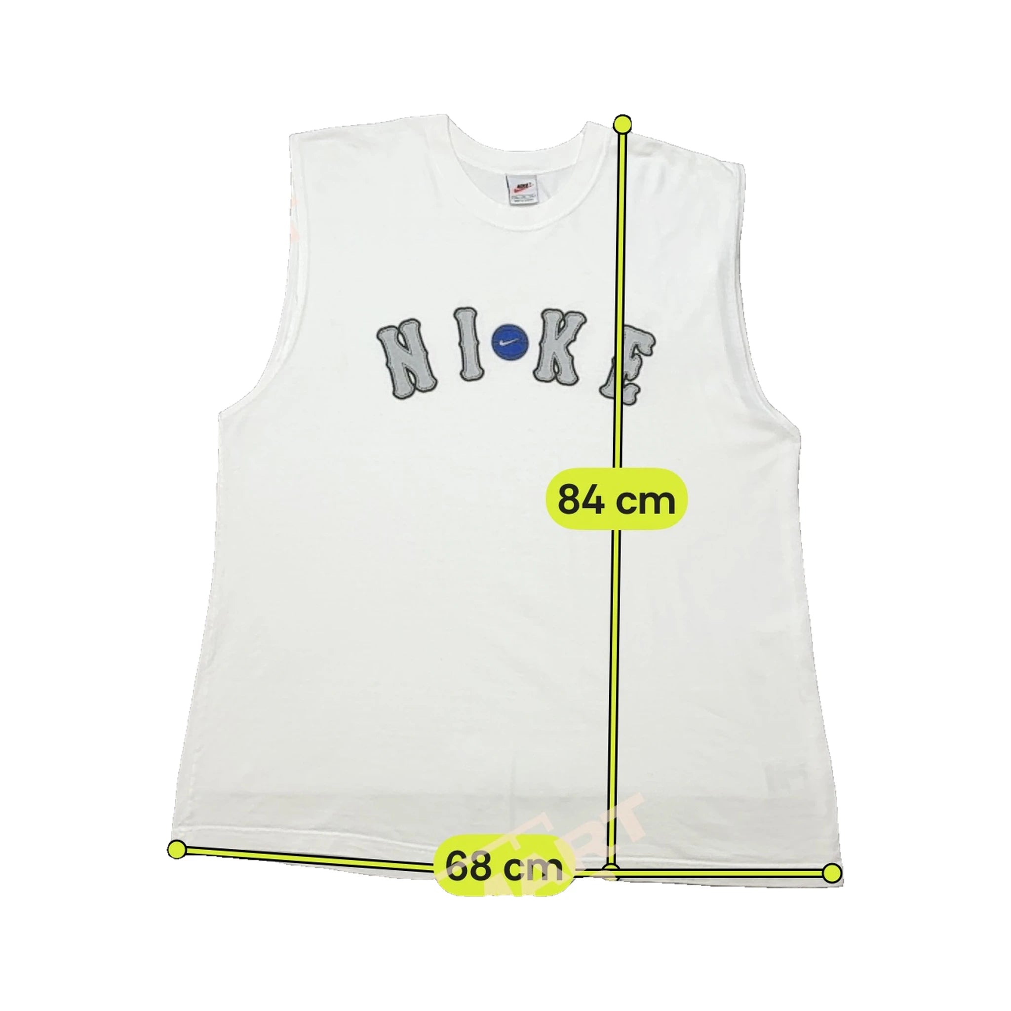 Nike Embroidered Logo Sleeveless Cotton Shirt