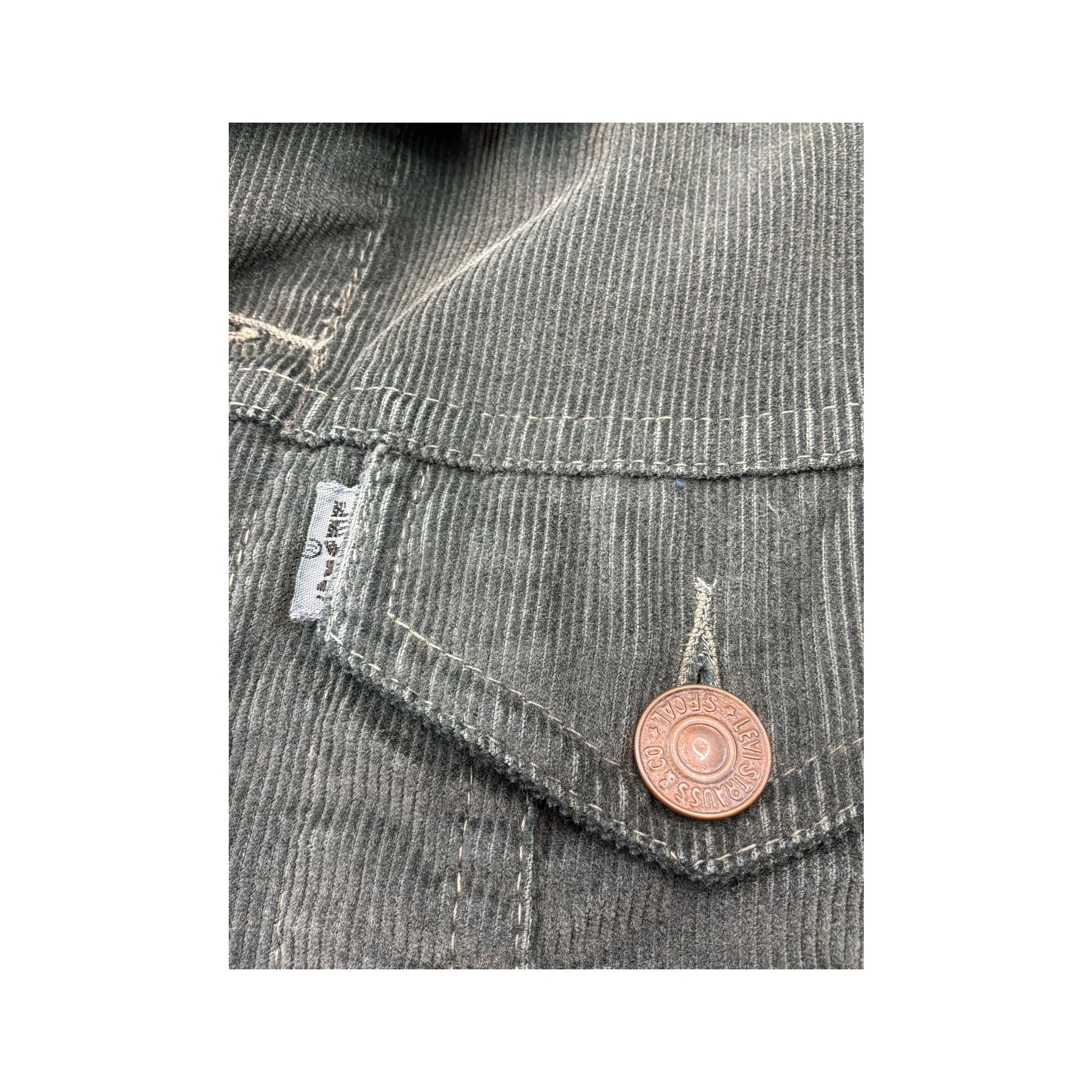 Levi's Slim Fit Corduroy Trucker Jacket (1970's Era)