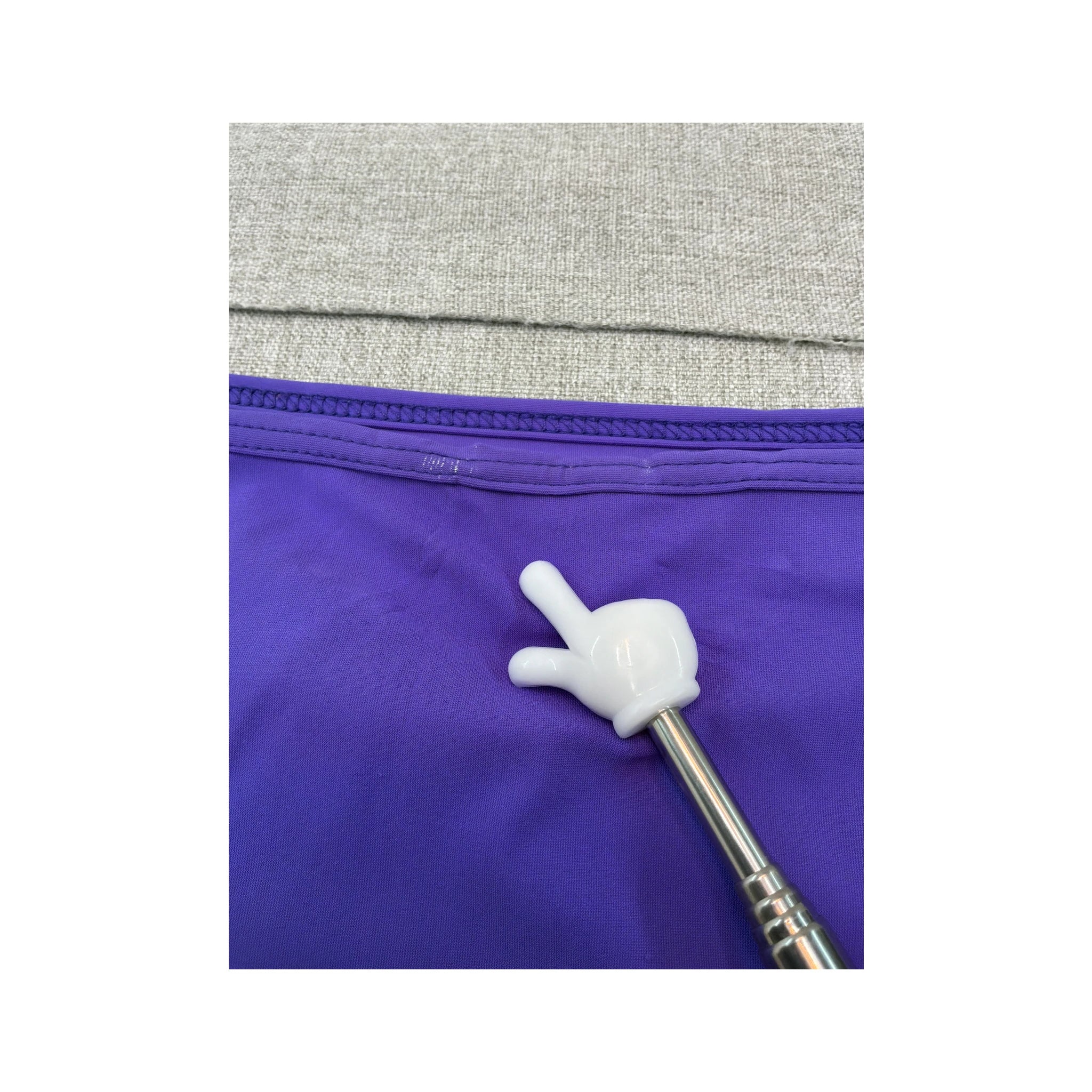 Impronte Purple Mesh Waist Wrap Skirt