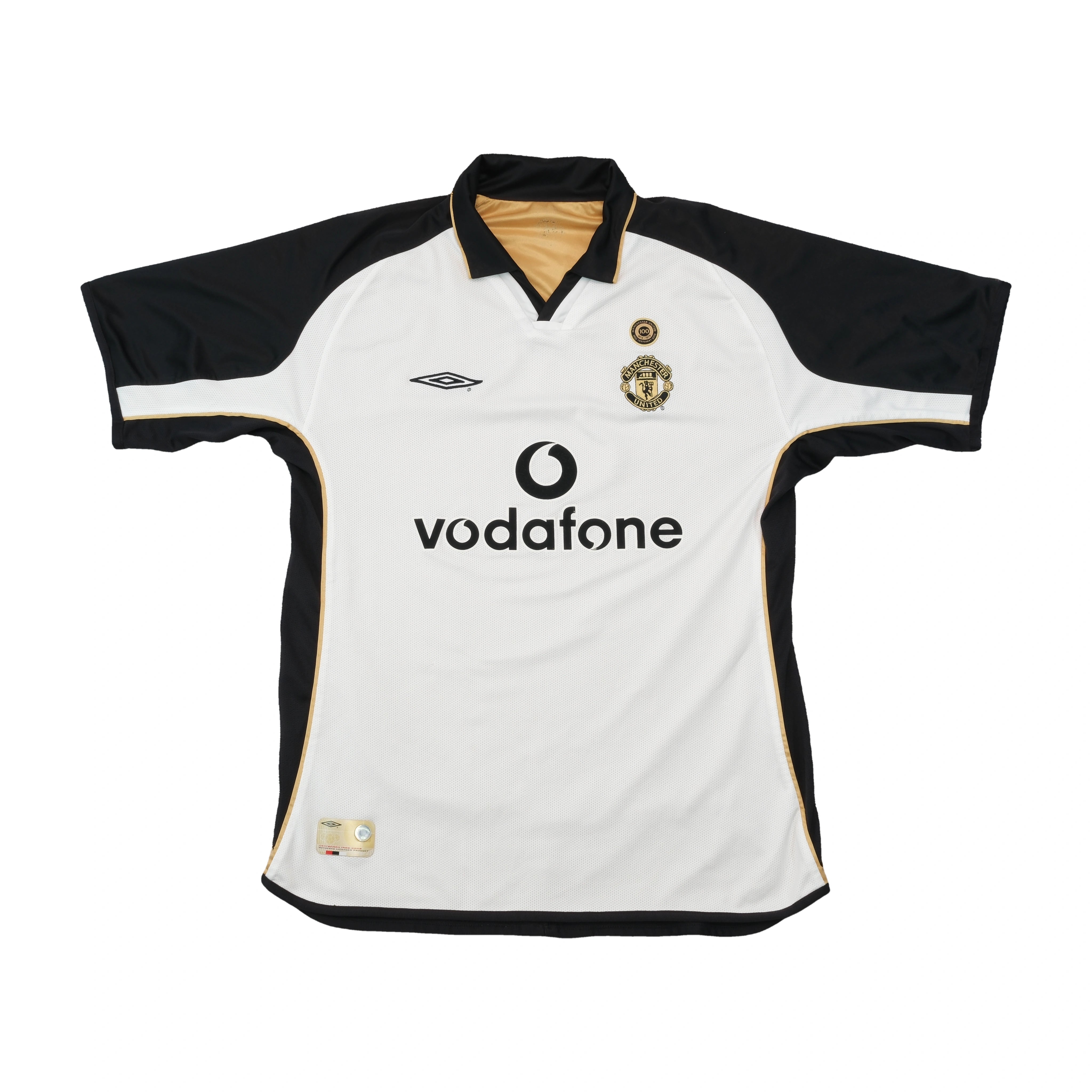 Umbro Manchester United Centenary Vodafone Soccer Jersey