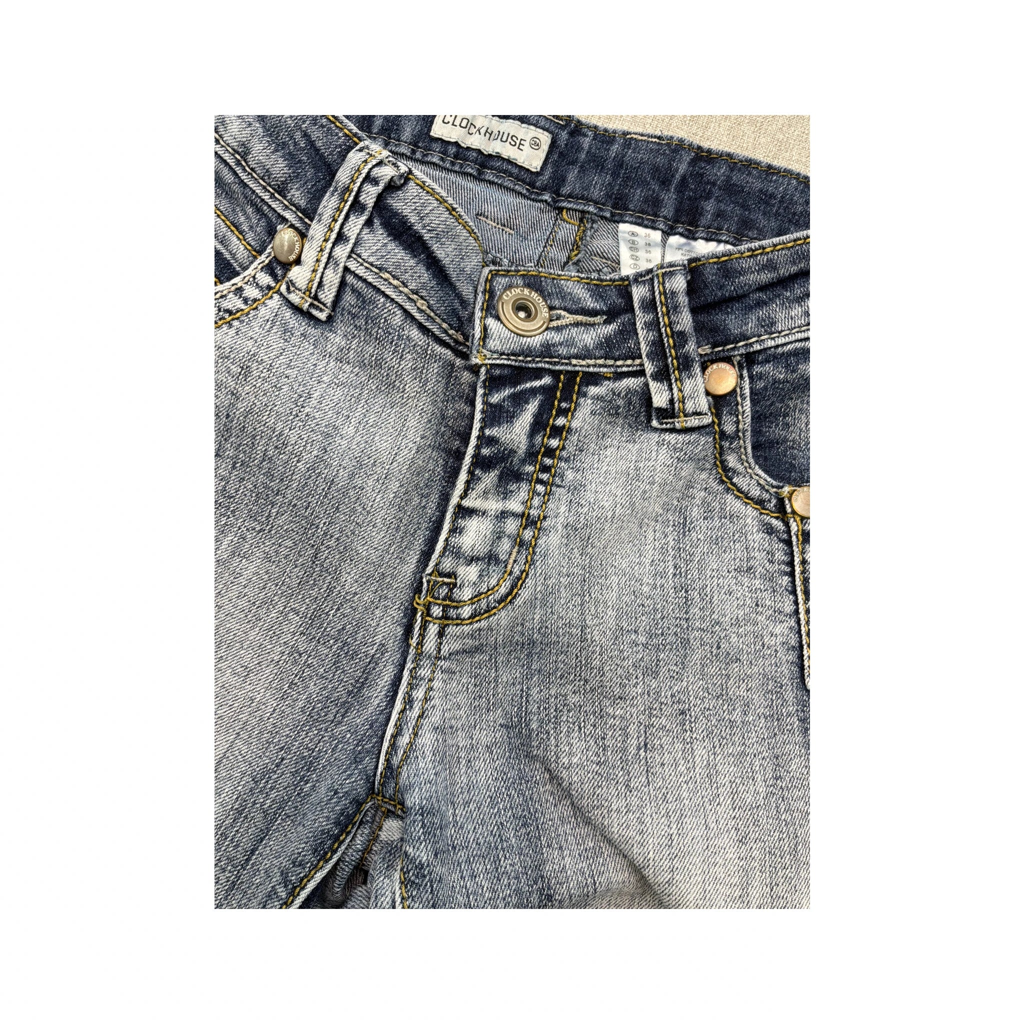 Clockhouse Light Wash Flared Jeans