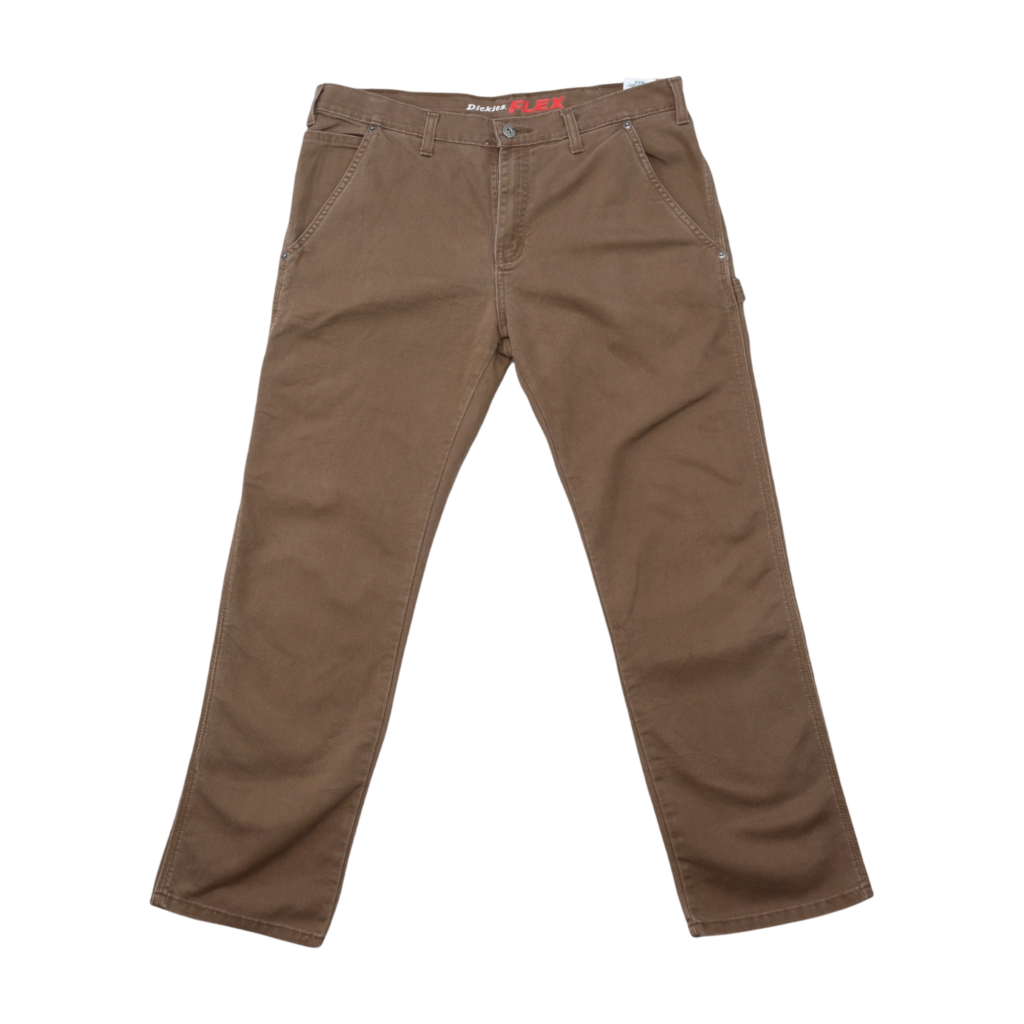 Chinos utilitários de trabalho Dickies FLEX castanhos